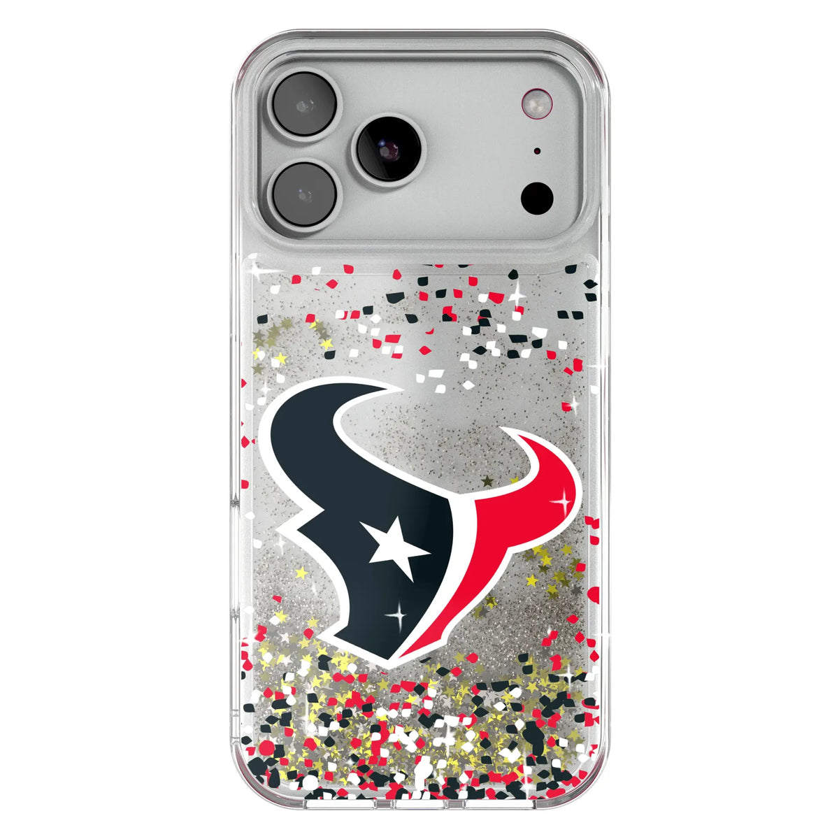 Houston Texans Confetti Glitter Phone Case for Apple iPhone
