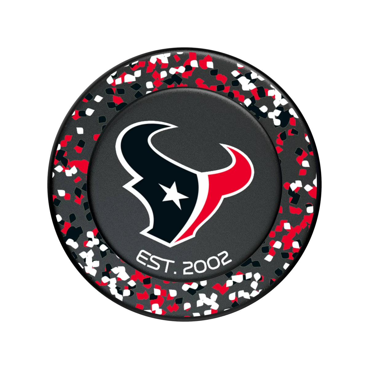 Houston Texans Confetti Popsockets Round Magnetic