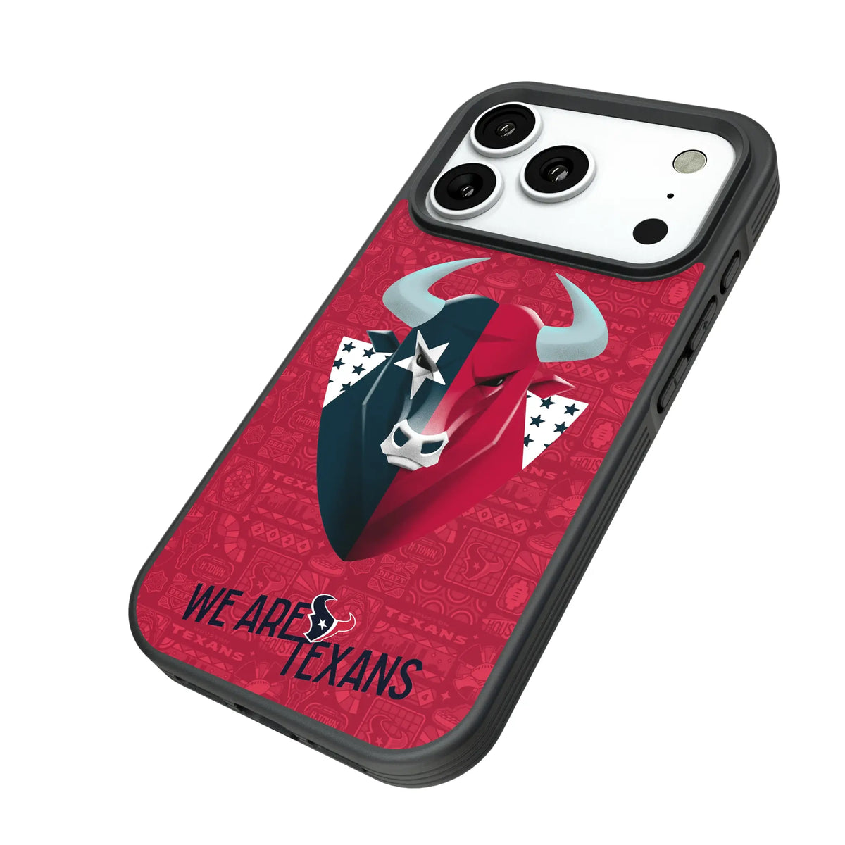 Houston Texans Deco iPhone Bump Phone Case for Apple iPhone - Isometric View#Device_iPhone 18 Pro