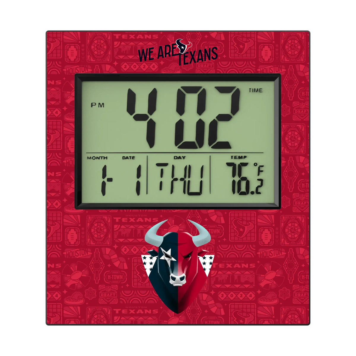 Houston Texans Deco Wall Clock