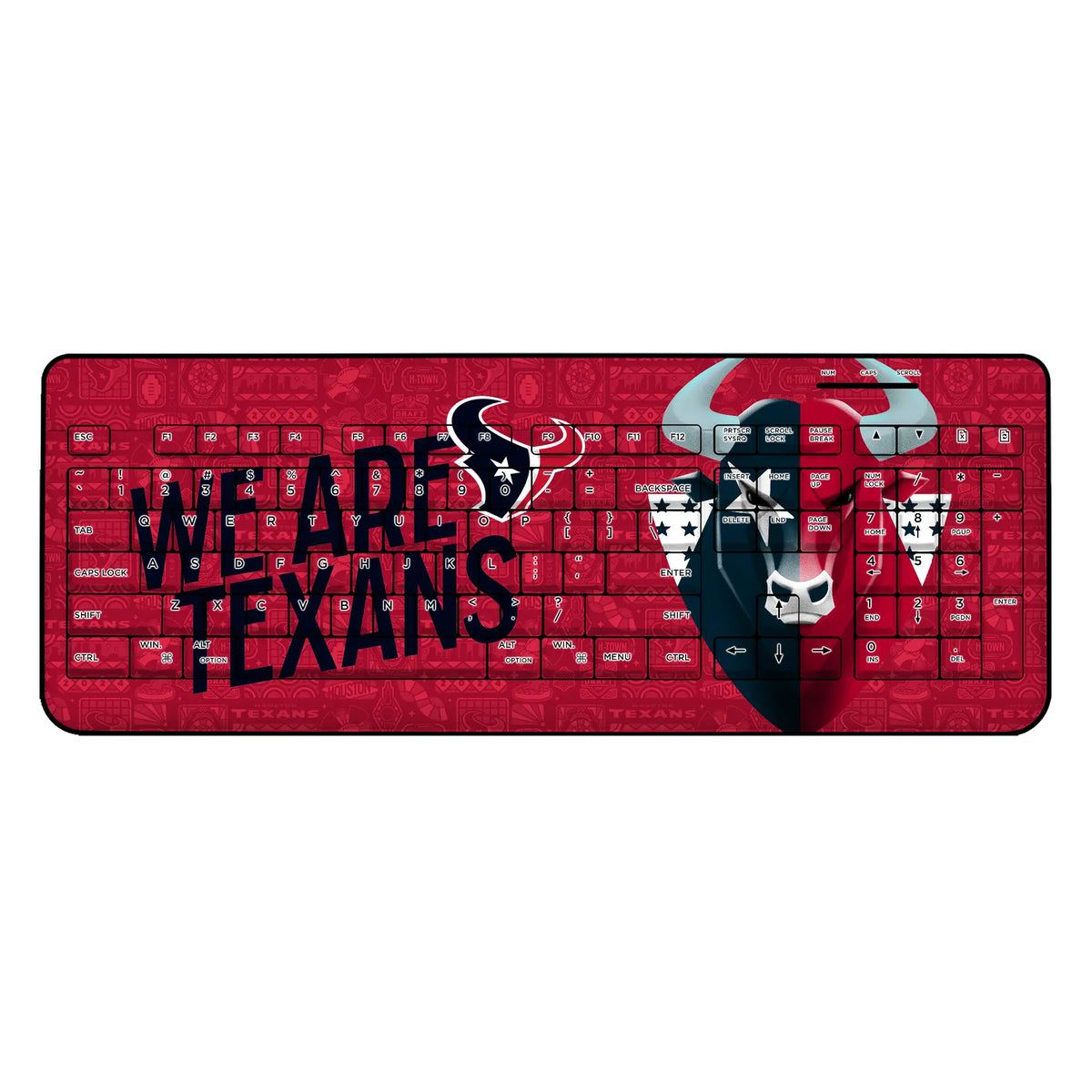 Houston Texans Deco Wireless USB Keyboard
