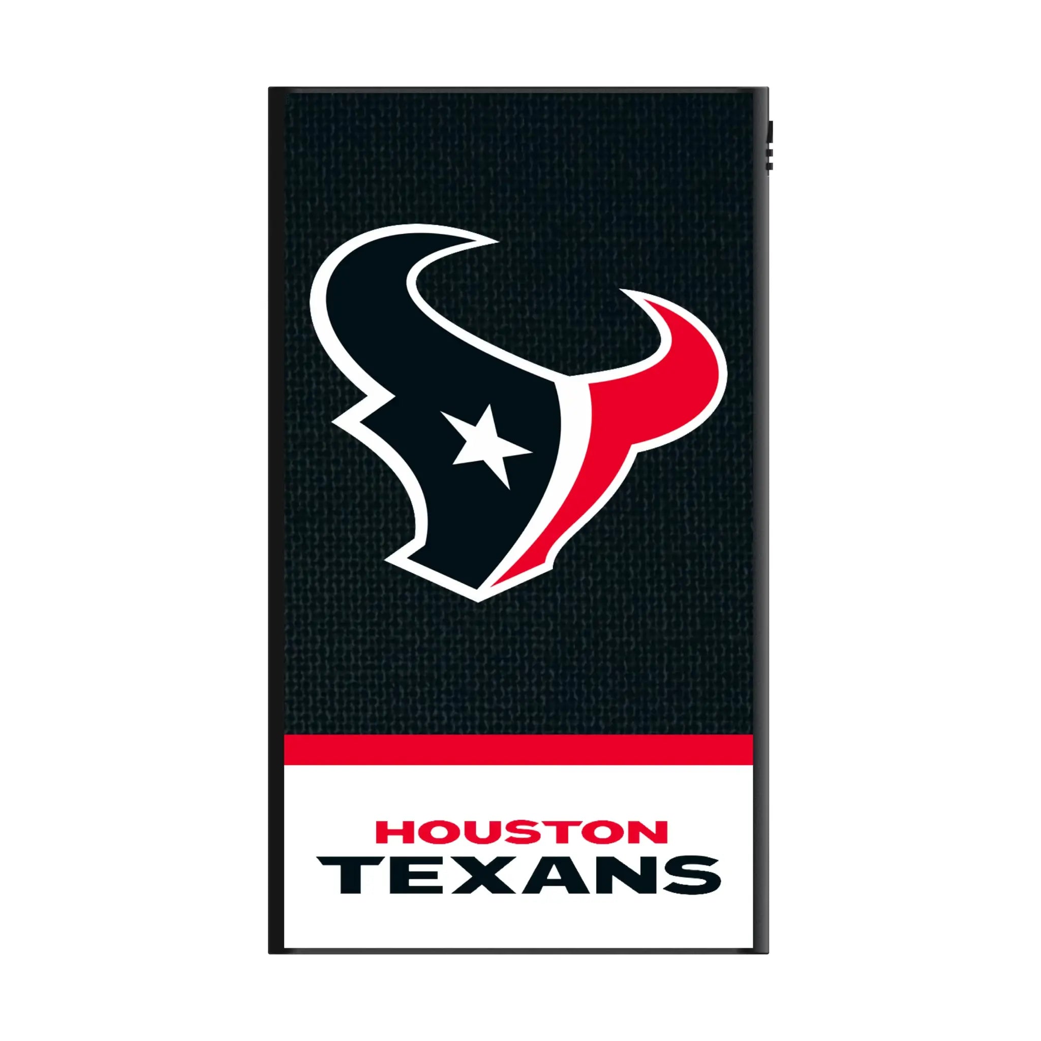 Houston Texans Endzone Solid 5000mAh Flat Power Bank
