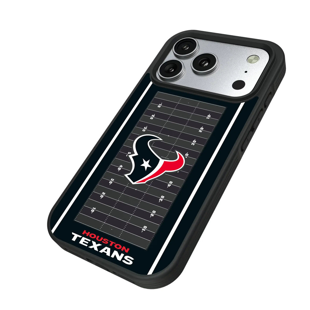 Houston Texans Field iPhone Bump Phone Case for Apple iPhone - Isometric View#Device_iPhone 17 Pro