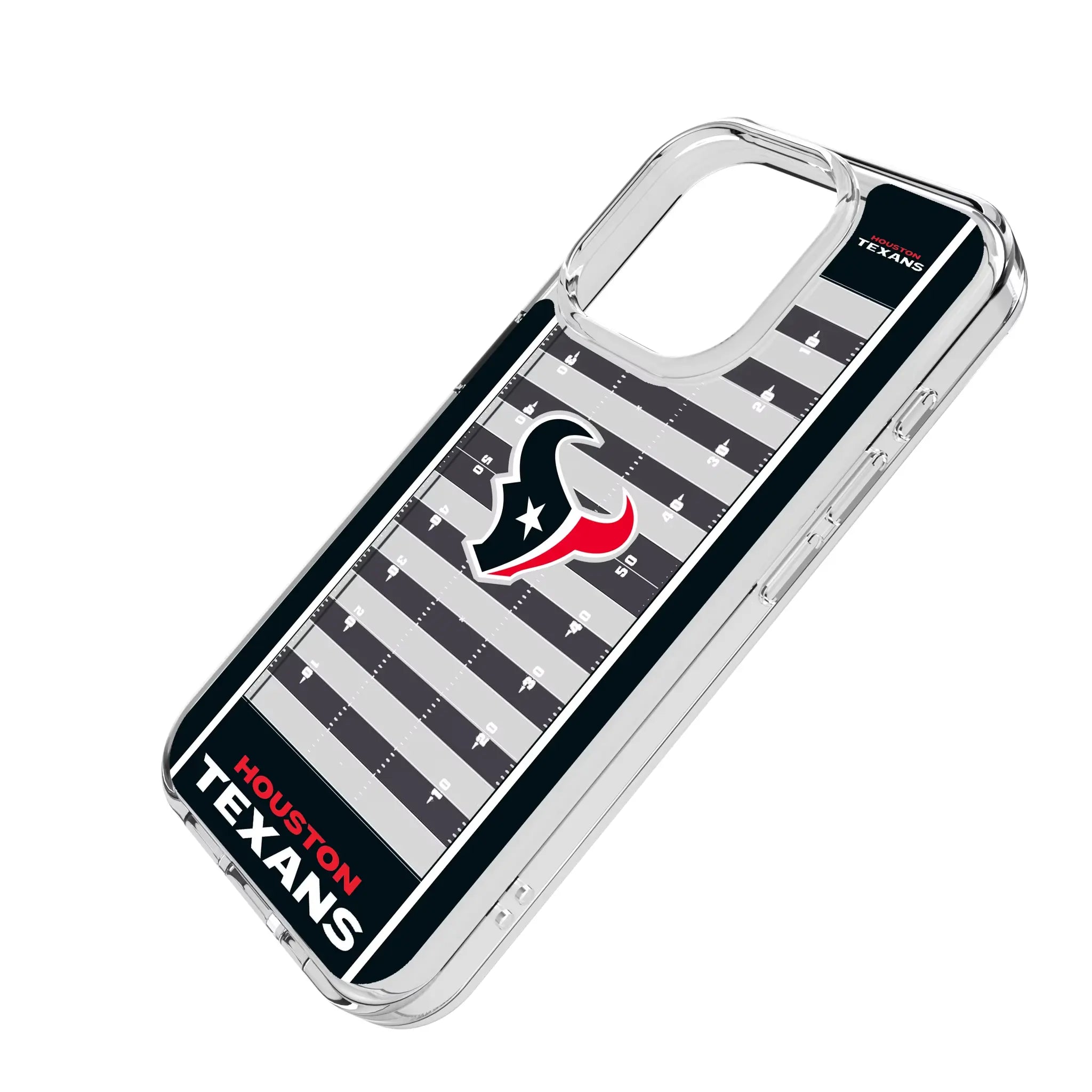 Houston Texans Field iPhone Clear Phone Case for Apple iPhone - Isometric View