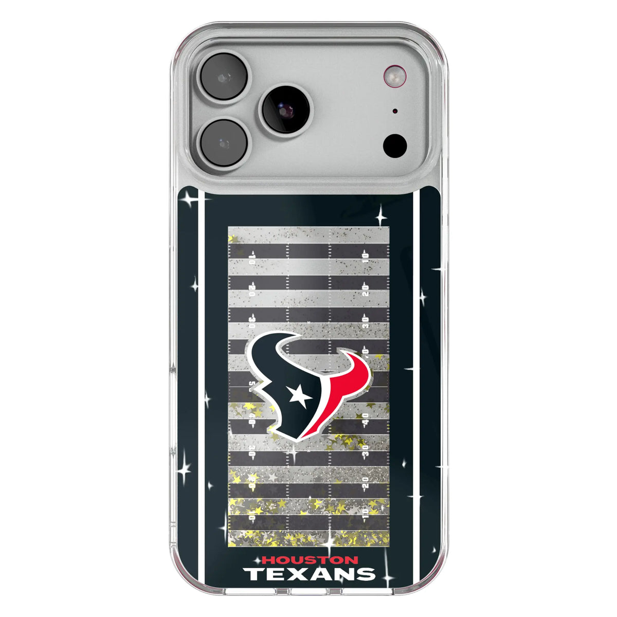 Houston Texans Field Glitter Phone Case for Apple iPhone
