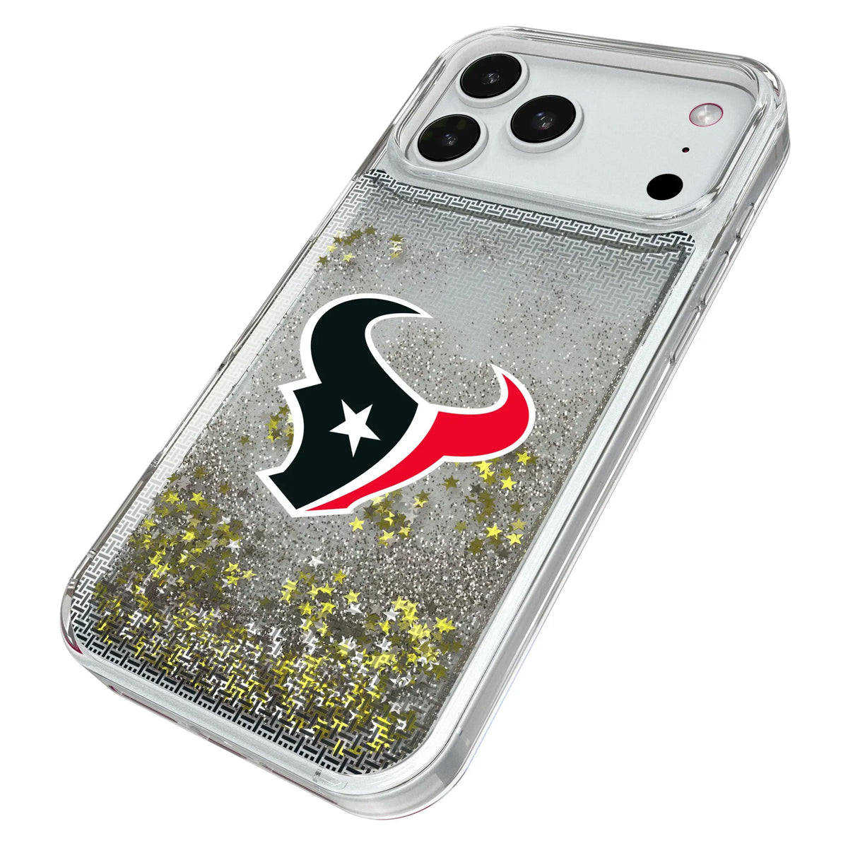 Houston Texans Linen iPhone Glitter Phone Case for Apple iPhone - Isometric View#Device_iPhone 18 Pro Max