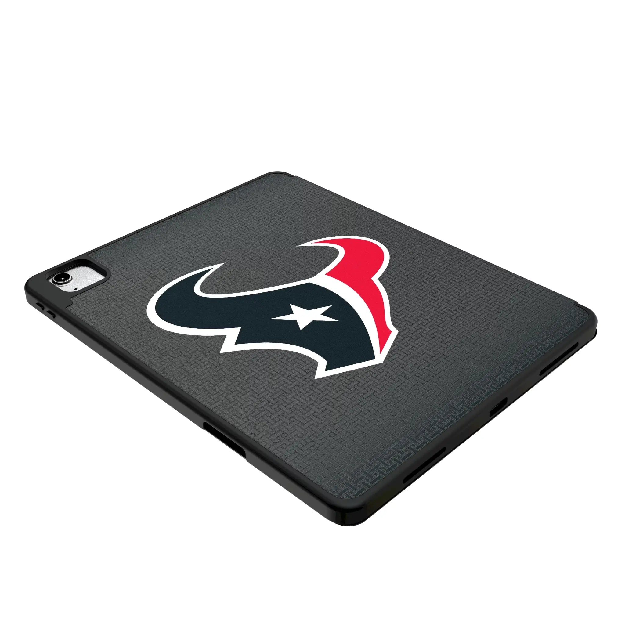 Houston Texans Linen iPad Tablet Case for Apple iPad - Isometric View