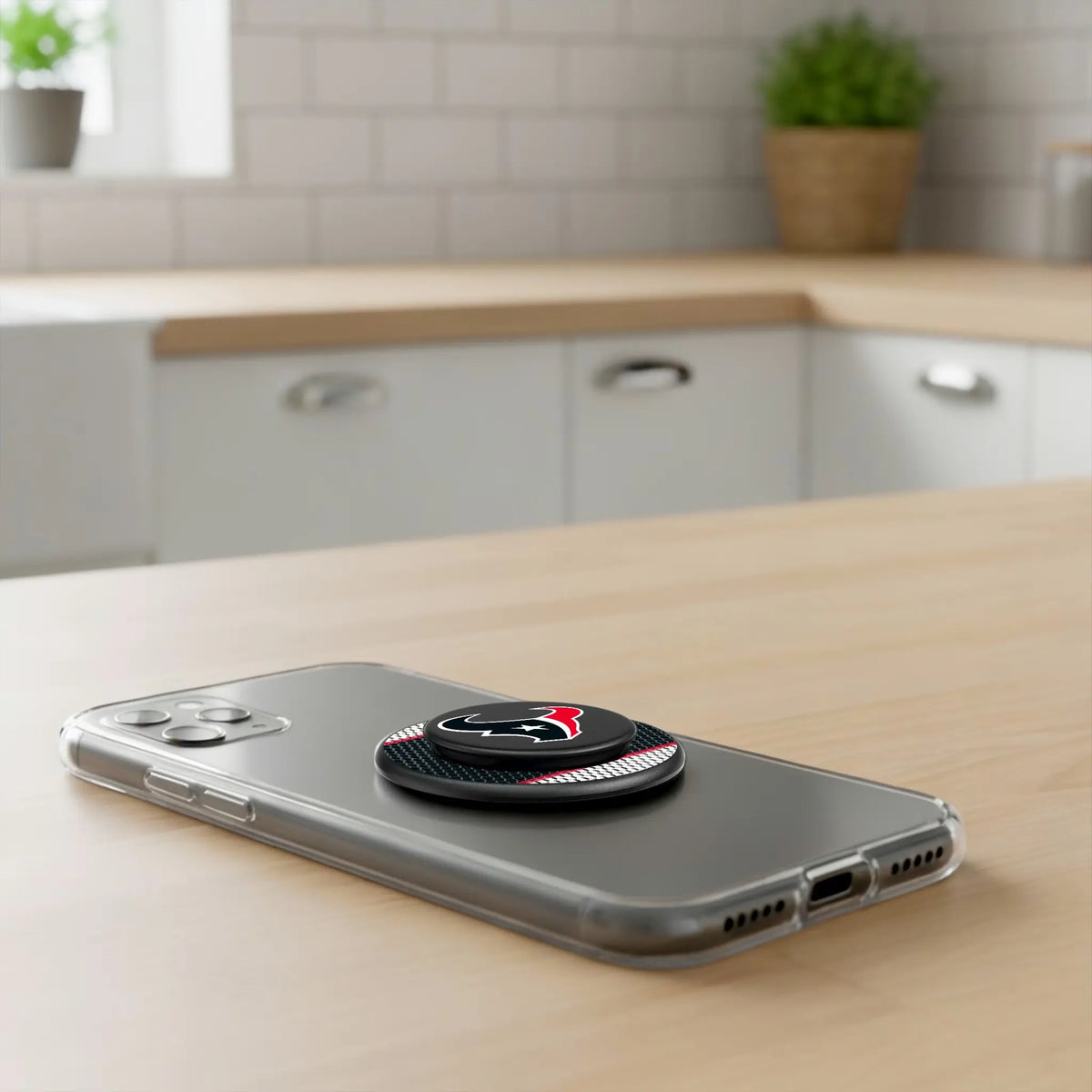 Houston Texans Mesh Popsockets Round Magnetic - Lifestyle