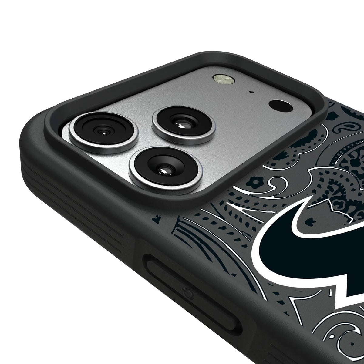 Houston Texans Paisley iPhone Bump Phone Case for Apple iPhone - Detail#Device_iPhone 17 Pro Max