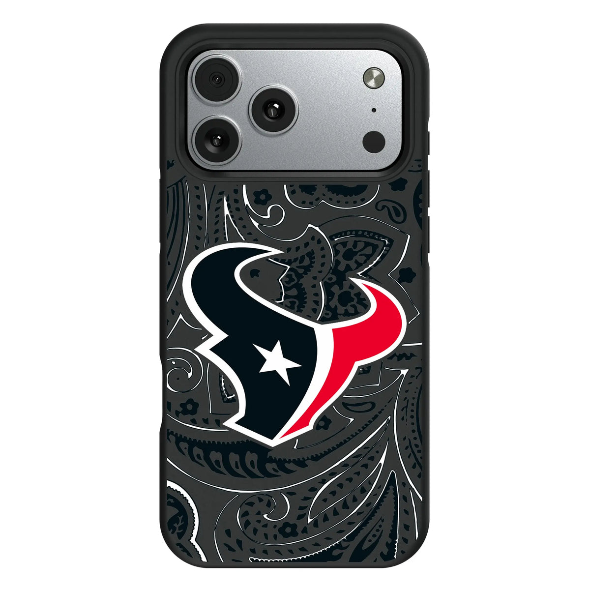 Houston Texans Paisley iPhone Bump Phone Case for Apple iPhone#Device_iPhone 17 Pro Max