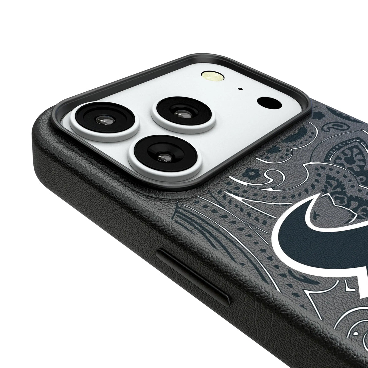 Houston Texans Paisley iPhone MagSafe Compatible Phone Case for Apple iPhone - Detail#Device_iPhone 18 Pro