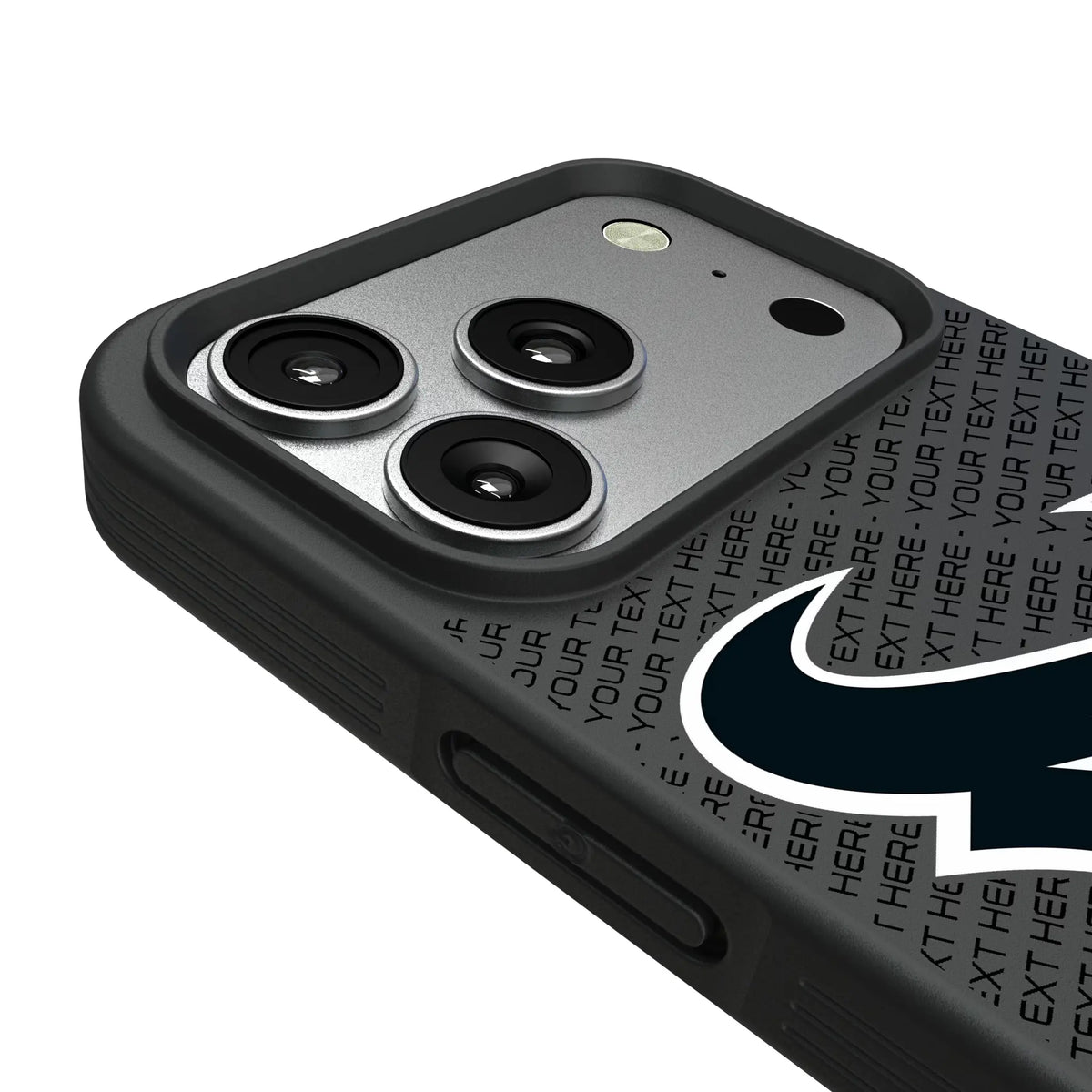Houston Texans Personalized EndZone Plus iPhone Bump Phone Case for Apple iPhone - Detail#Device_iPhone 17 Pro