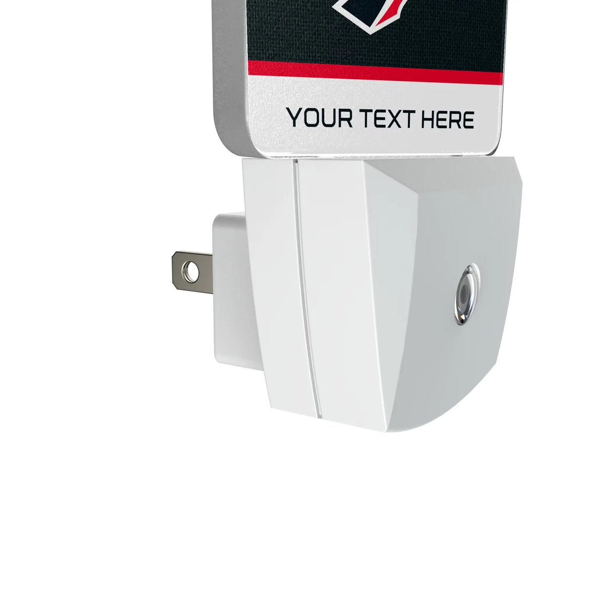Houston Texans Personalized Endzone Solid Night Light 2-Pack - Detail