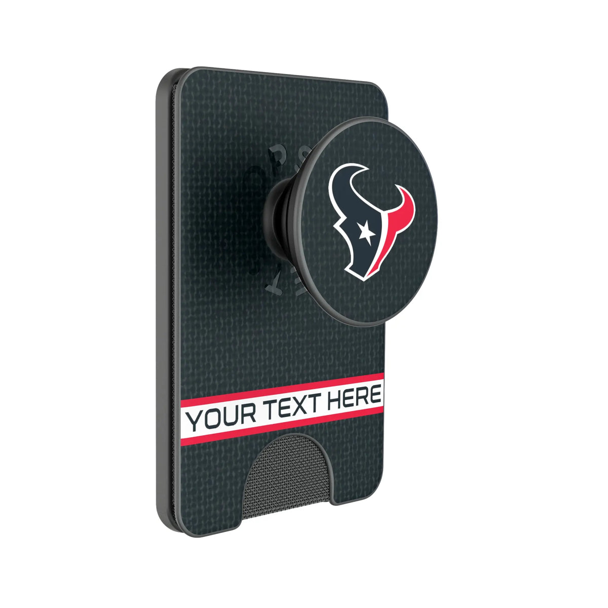 Houston Texans Personalized Endzone Solid PopSockets Magnetic Phone Grip and Stand