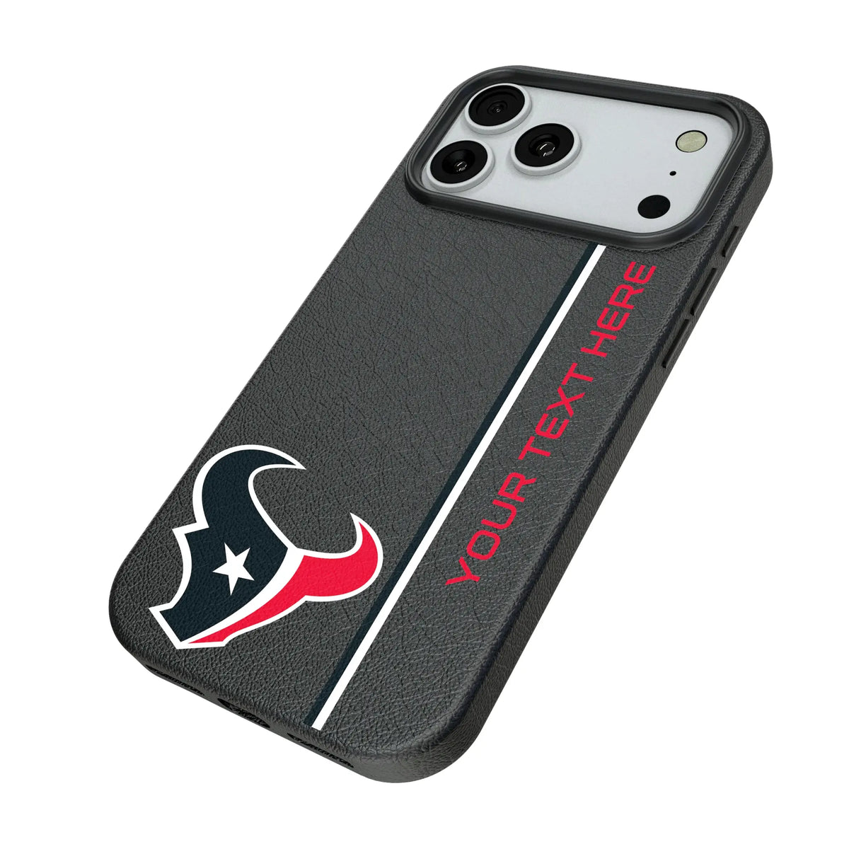 Houston Texans Personalized Sidebard iPhone MagSafe Compatible Phone Case for Apple iPhone - Isometric View#Device_iPhone 18 Pro Max