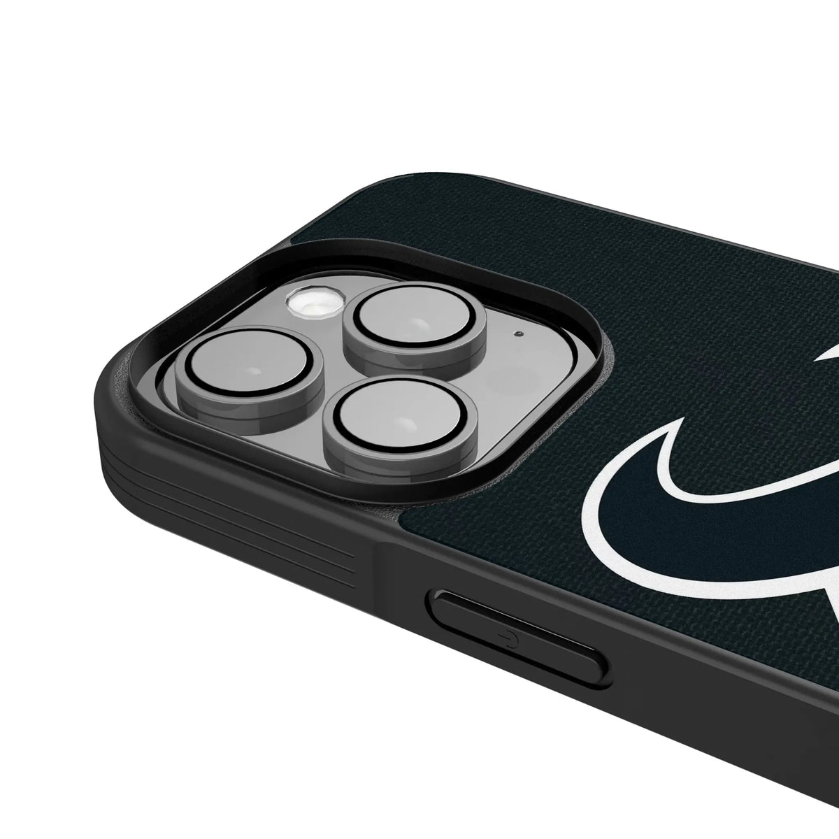 Houston Texans Personalized Stripe iPhone Bump Phone Case for Apple iPhone - Detail