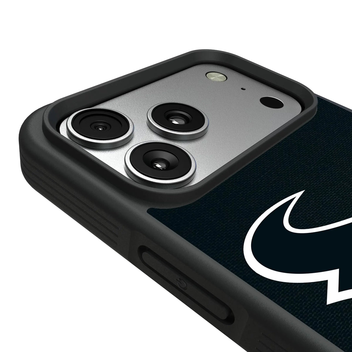 Houston Texans Personalized Stripe iPhone Bump Phone Case for Apple iPhone - Detail#Device_iPhone 17 Pro Max