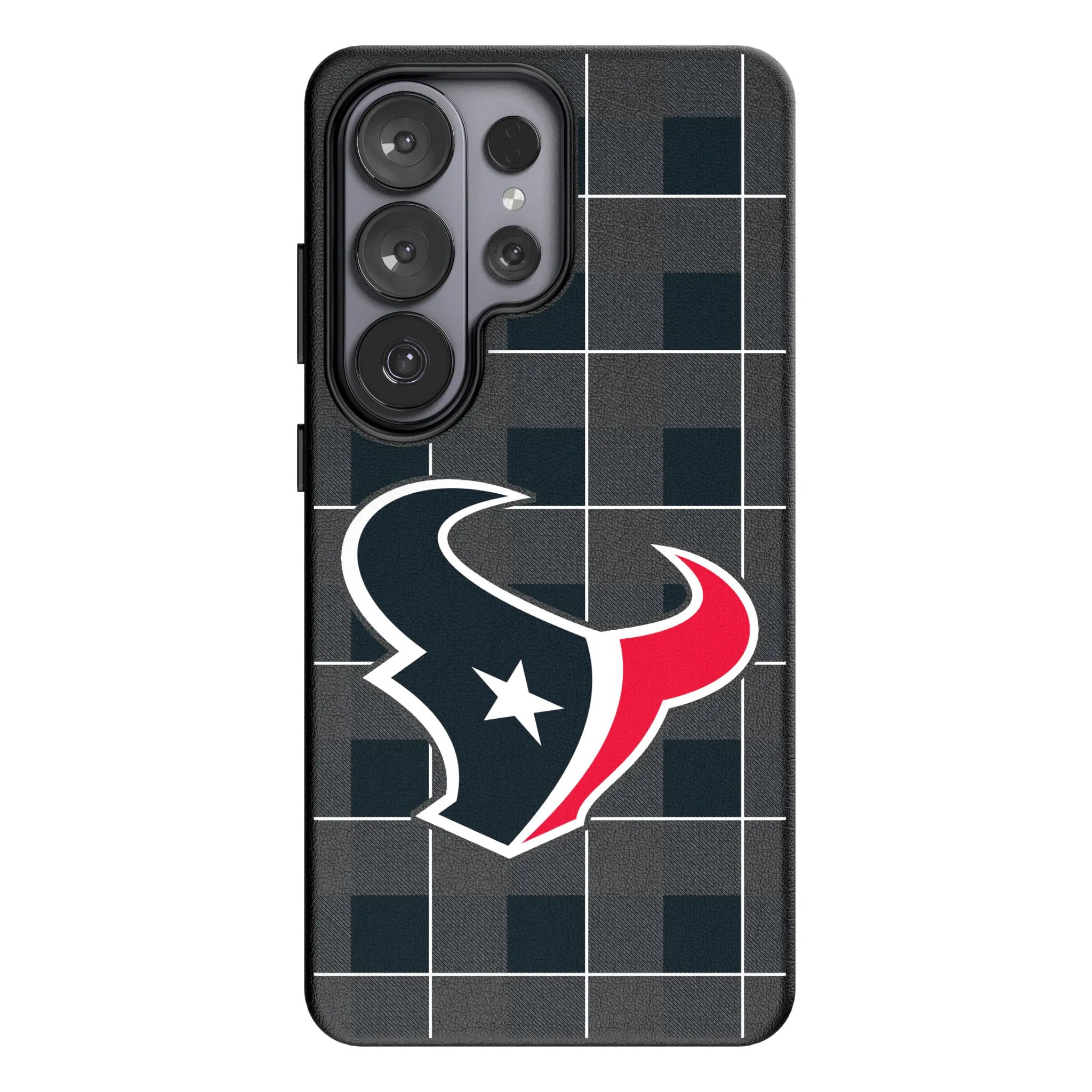 Houston Texans Plaid Galaxy MagSafe Compatible Phone Case for Samsung Galaxy#Device_Galaxy S26 Ultra