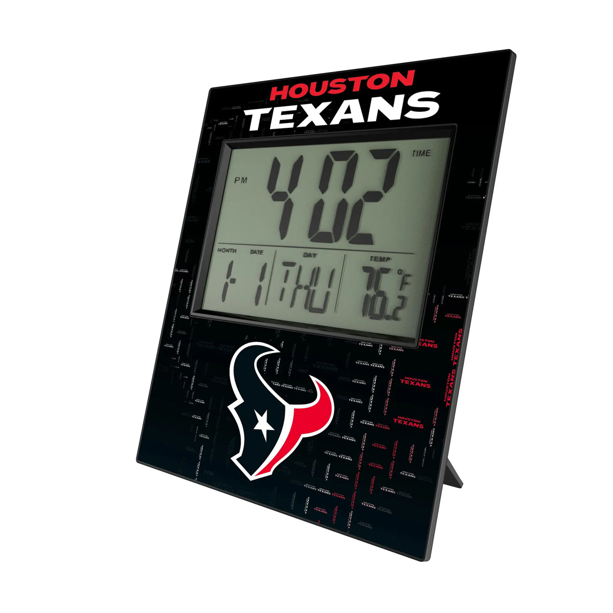 Houston Texans Quadtile Wall Clock