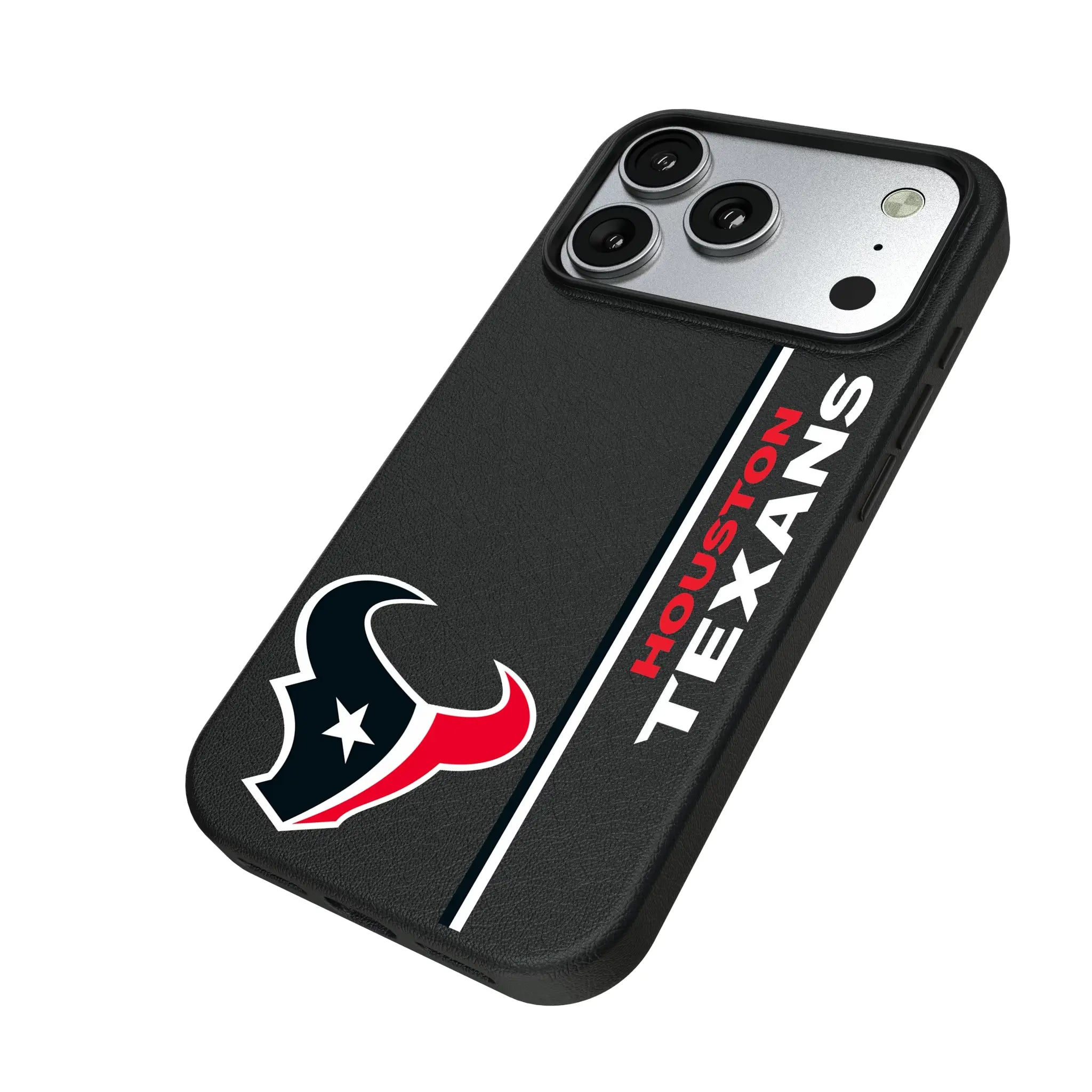 Houston Texans Sidebar iPhone MagSafe Compatible Phone Case for Apple iPhone - Isometric View#Device_iPhone 17 Pro