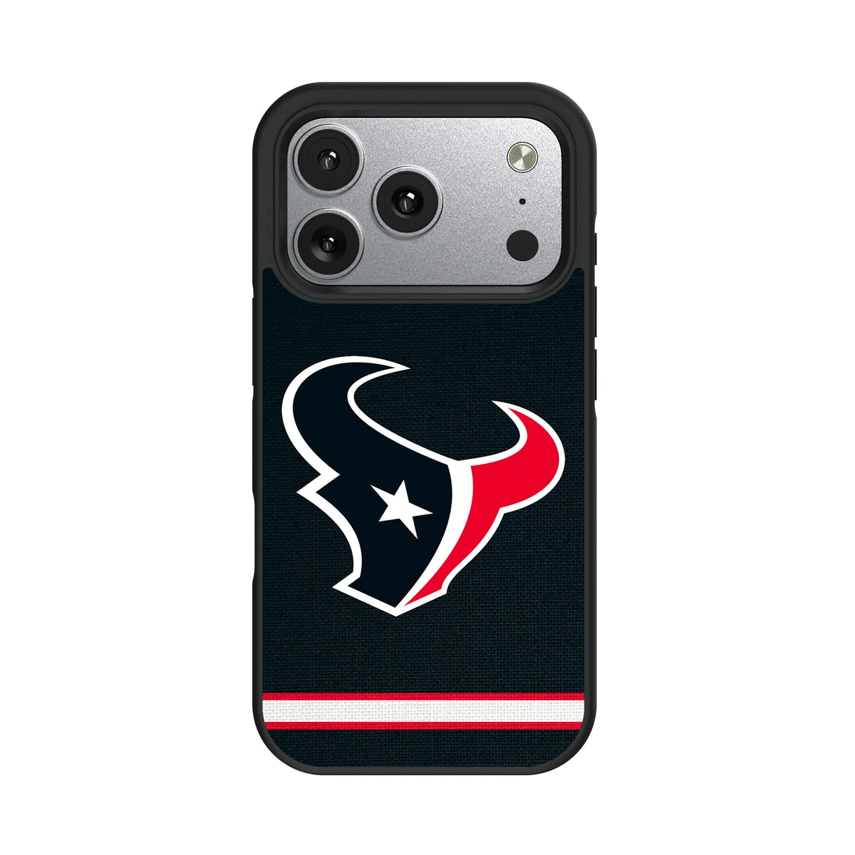 Houston Texans Stripe iPhone Bump Phone Case for Apple iPhone#Device_iPhone 17 Pro