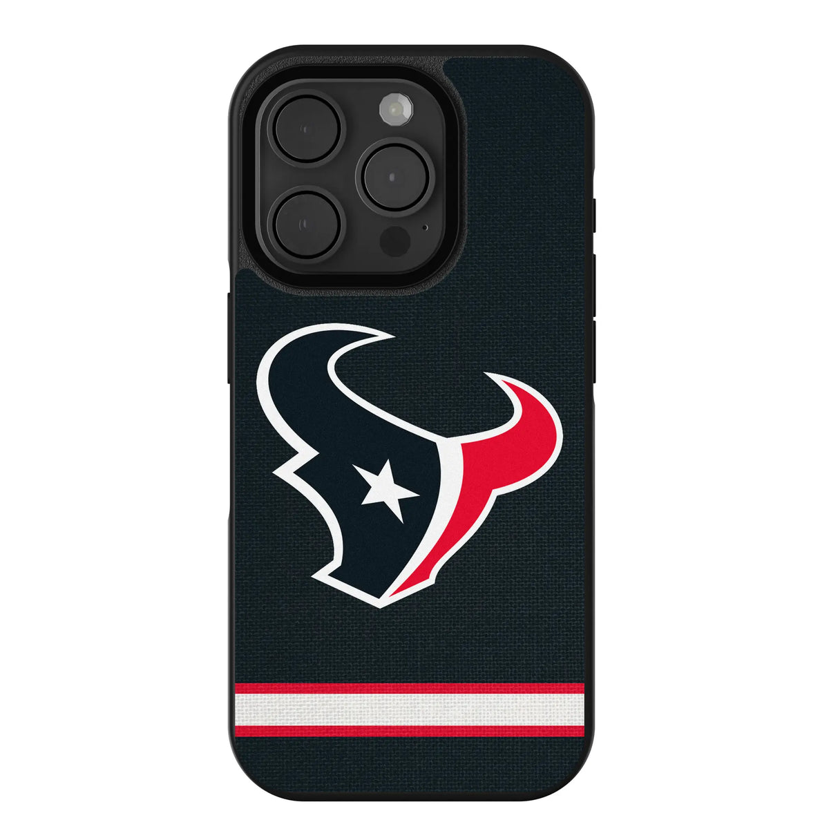 Houston Texans Stripe iPhone Bump Phone Case for Apple iPhone