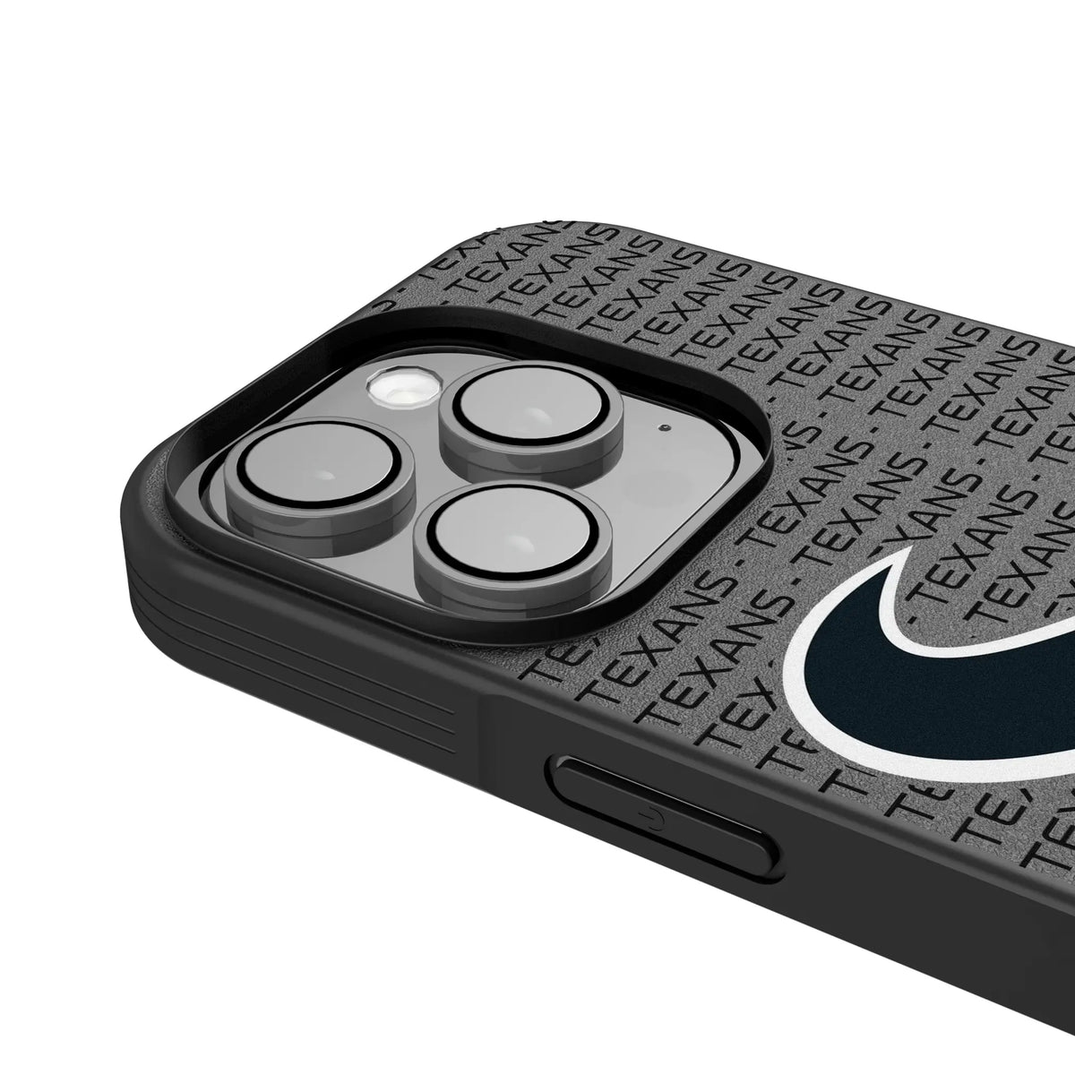 Houston Texans Text Backdrop iPhone Bump Phone Case for Apple iPhone - Detail