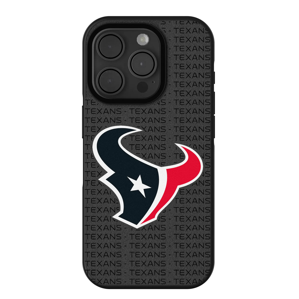 Houston Texans Text Backdrop iPhone Bump Phone Case for Apple iPhone