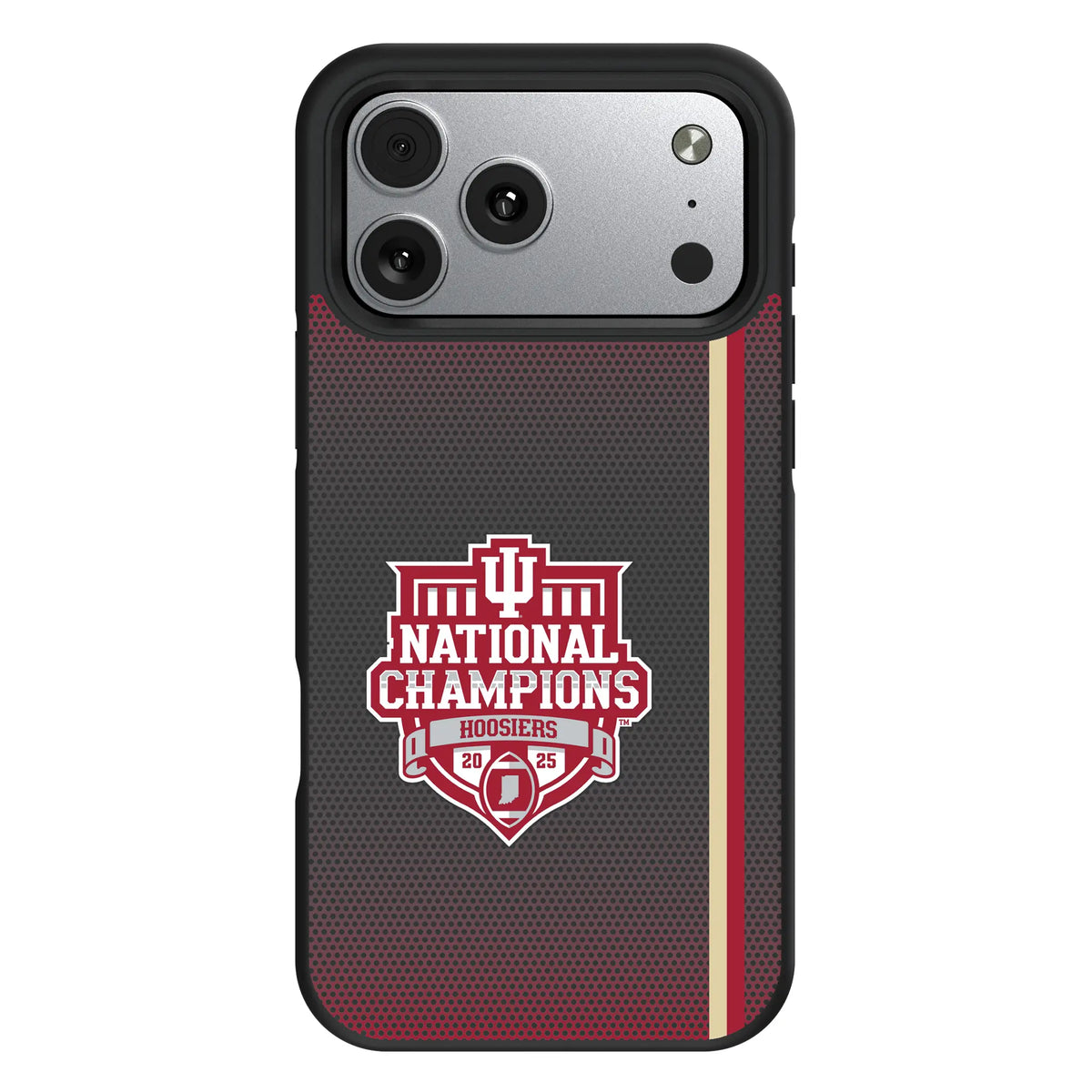 Indiana University Hoosiers 2025 College Football Playoff National Champion iPhone Bump Phone Case for Apple iPhone#Device_iPhone 17 Pro Max