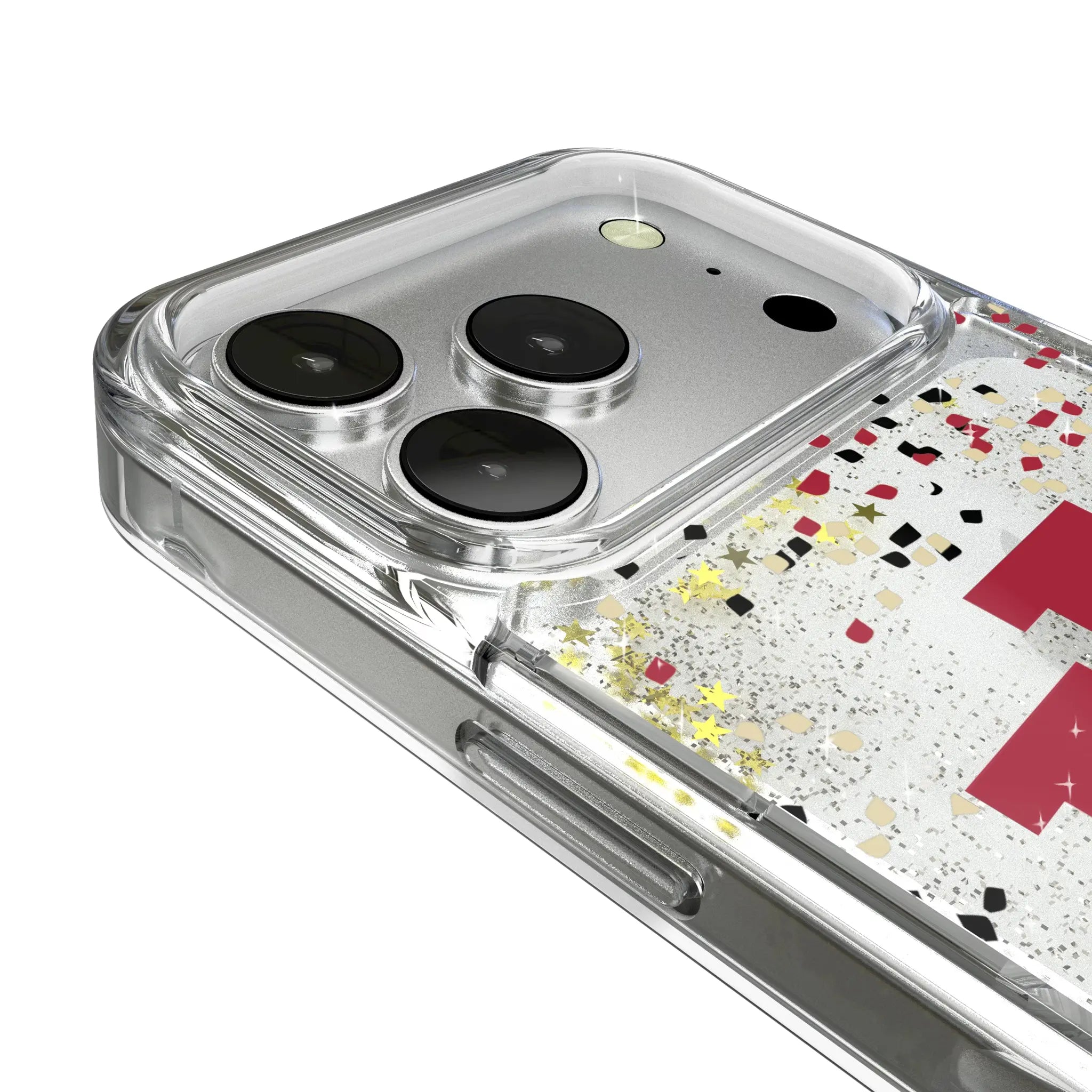 Indiana University Hoosiers Confetti iPhone Glitter Phone Case for Apple iPhone - Detail