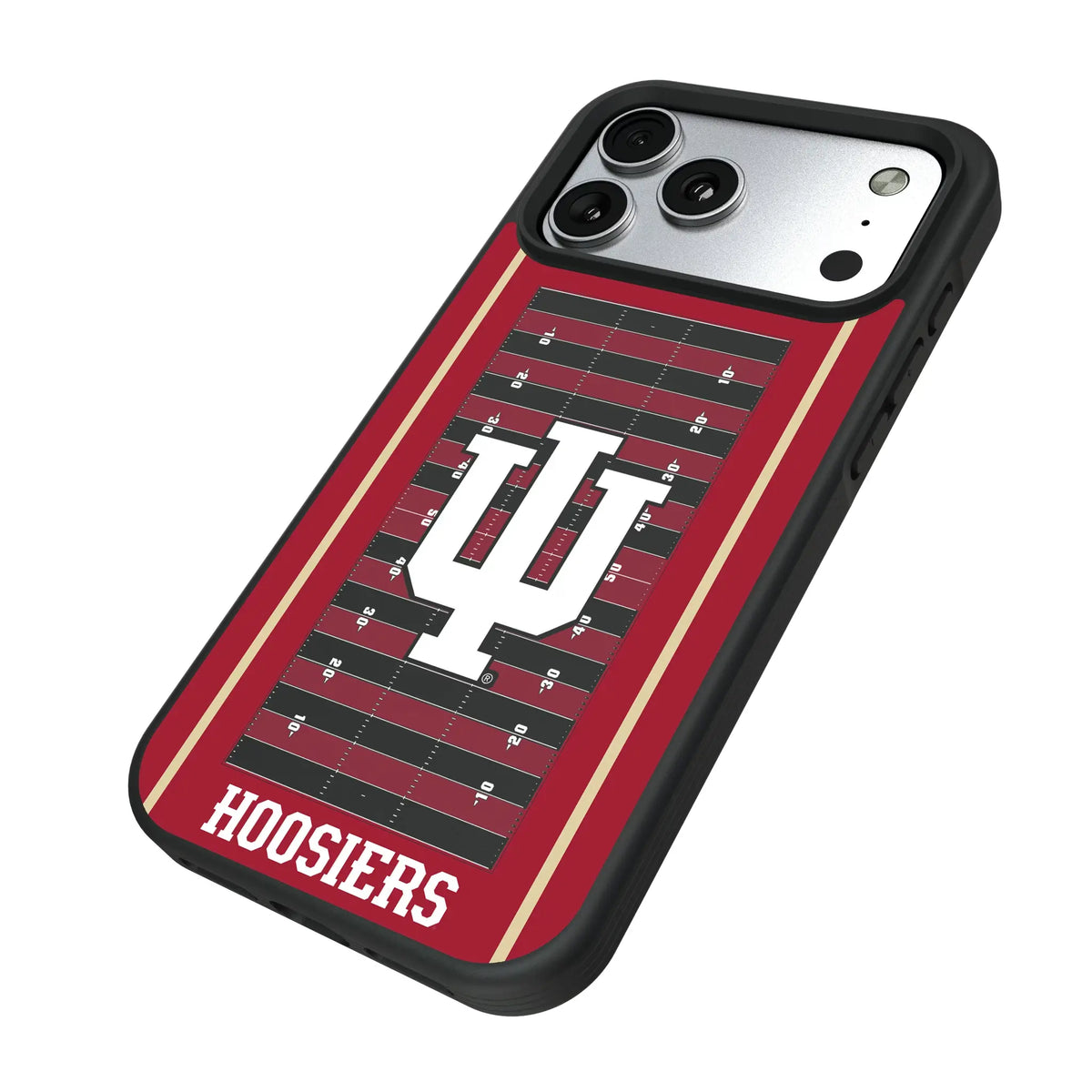 Indiana University Hoosiers Field iPhone Bump Phone Case for Apple iPhone - Isometric View#Device_iPhone 17 Pro Max