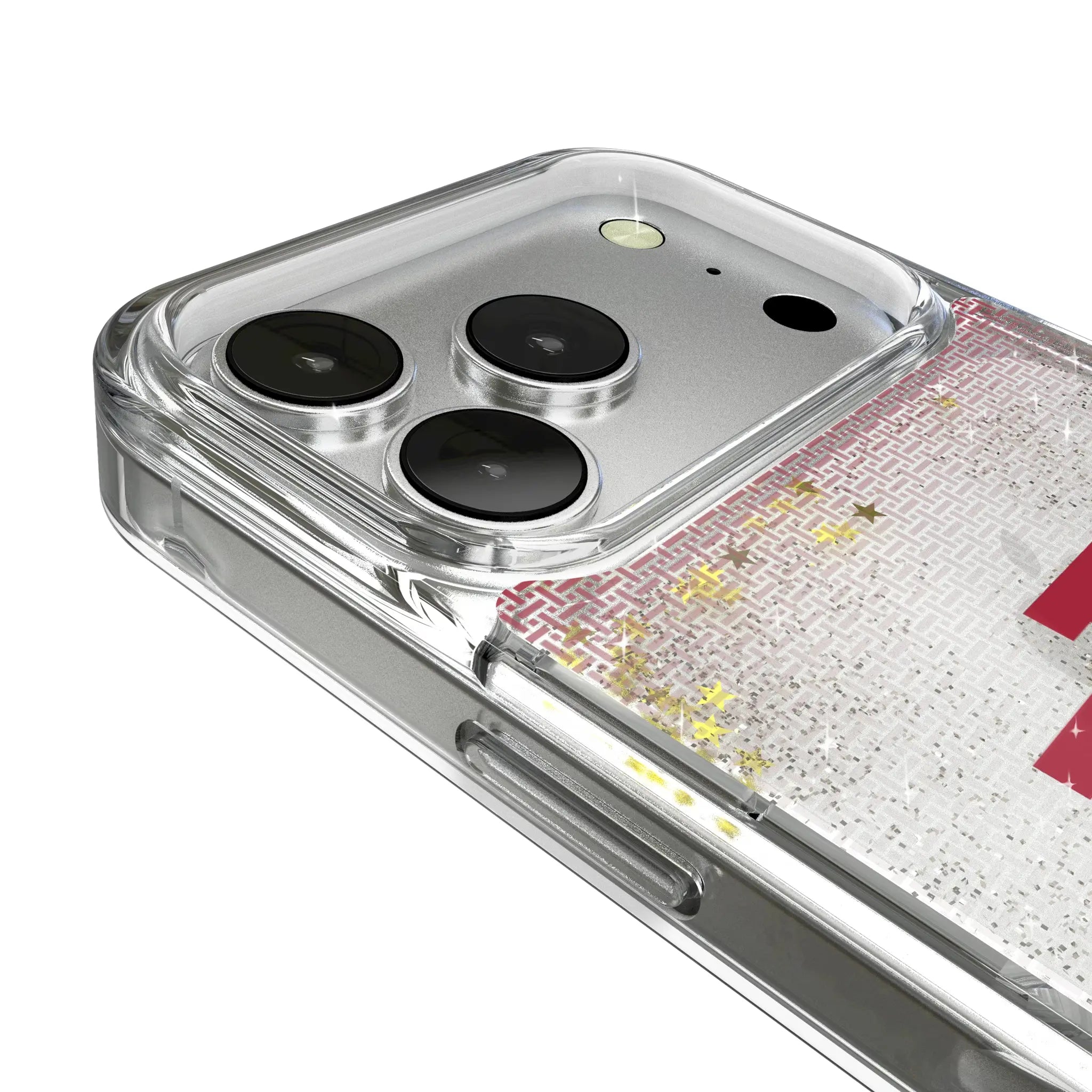Indiana University Hoosiers Linen iPhone Glitter Phone Case for Apple iPhone - Detail