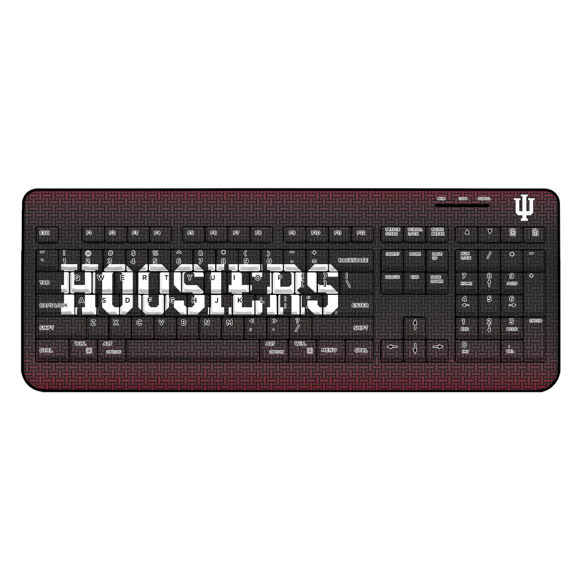 Indiana University Hoosiers Linen Wireless USB Keyboard