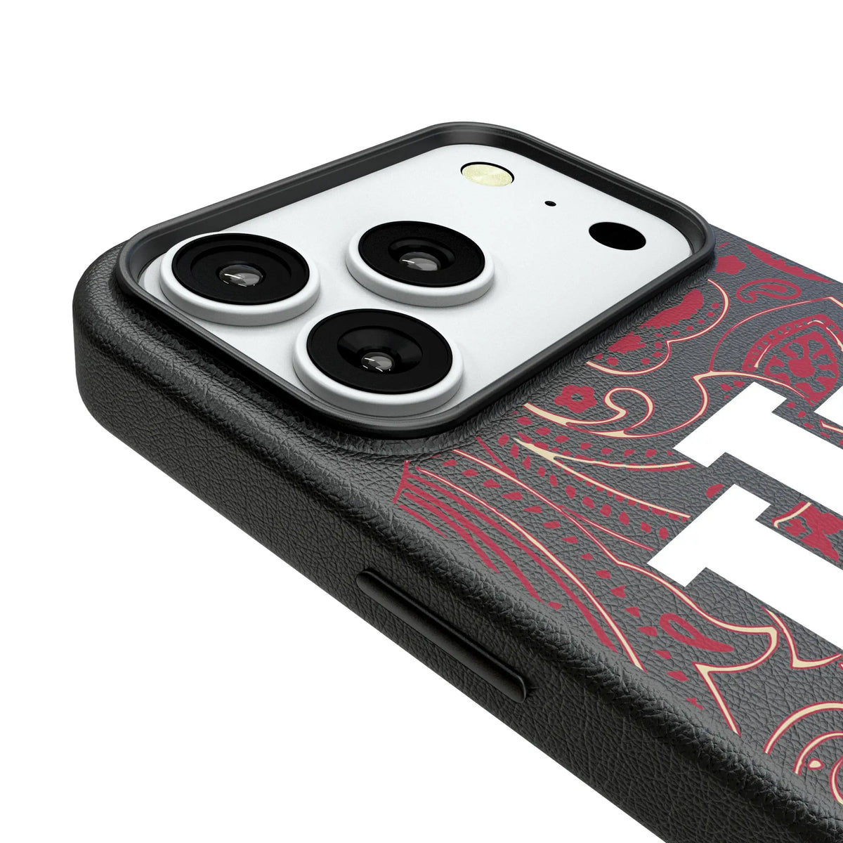 Indiana University Hoosiers Paisley iPhone MagSafe Compatible Phone Case for Apple iPhone - Detail#Device_iPhone 18 Pro