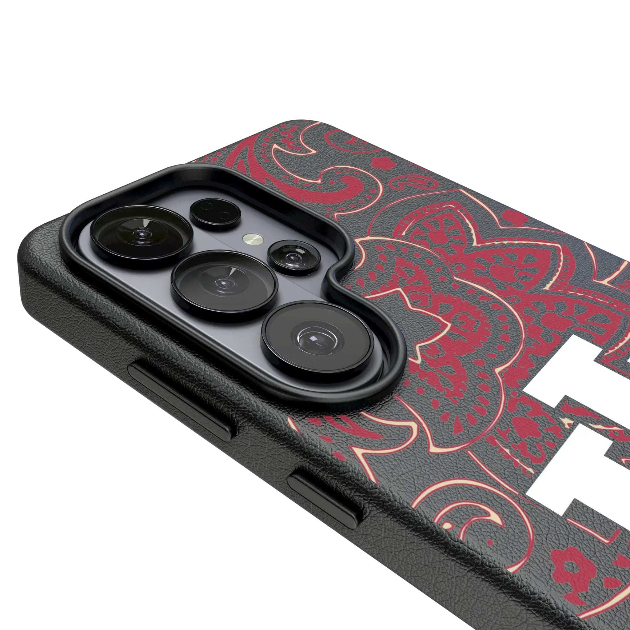 Indiana University Hoosiers Paisley Galaxy MagSafe Compatible Phone Case for Samsung Galaxy - Detail#Device_Galaxy S26 Ultra