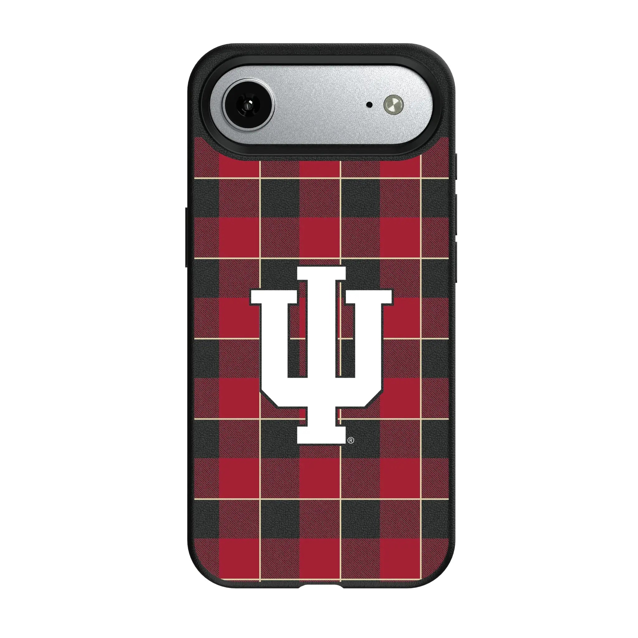 Indiana University Hoosiers Plaid iPhone MagSafe Compatible Phone Case for Apple iPhone#Device_iPhone Air