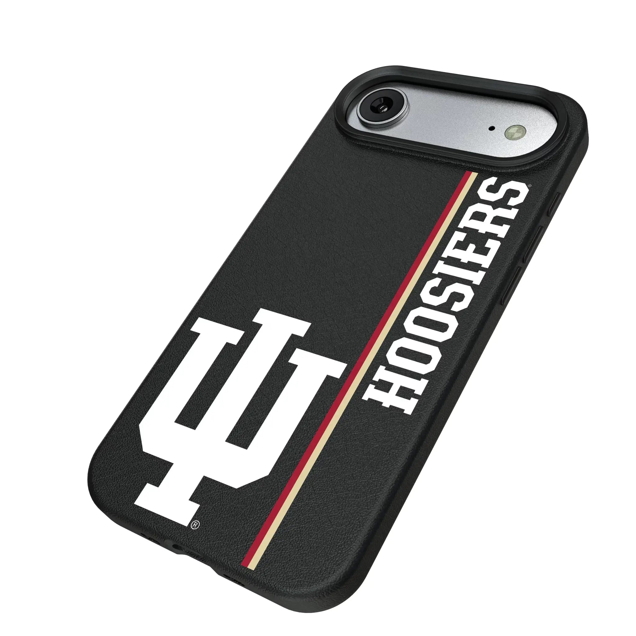 Indiana University Hoosiers Sidebar iPhone MagSafe Compatible Phone Case for Apple iPhone - Isometric View#Device_iPhone Air