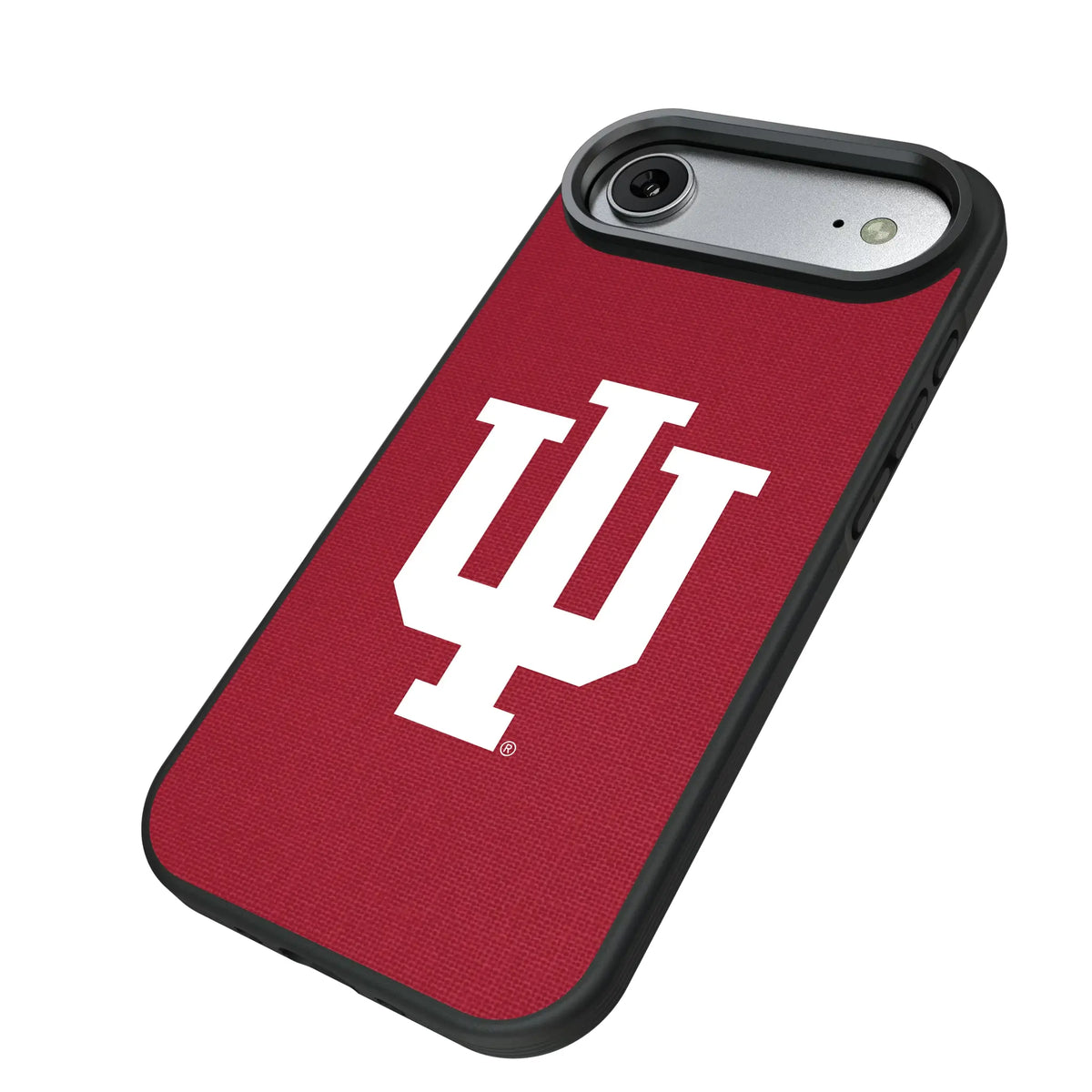 Indiana University Hoosiers Solid iPhone Bump Phone Case for Apple iPhone - Isometric View#Device_iPhone Air