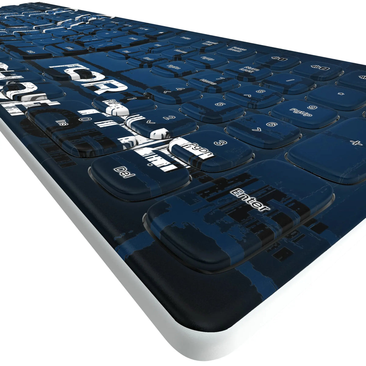 Indianapolis Colts Brick KKB605 Curved Wireless Keyboard - Detail