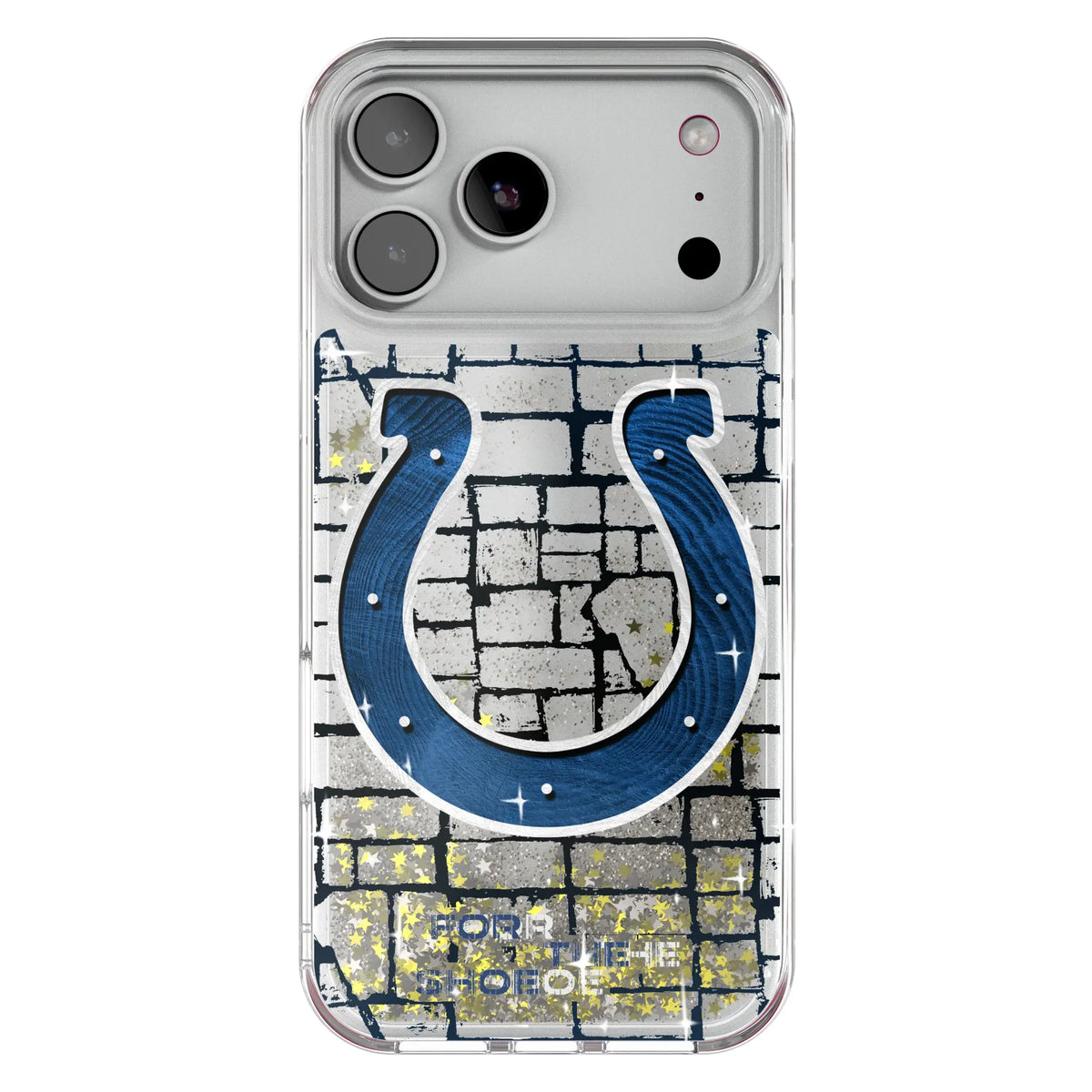 Indianapolis Colts Brick Glitter Phone Case for Apple iPhone