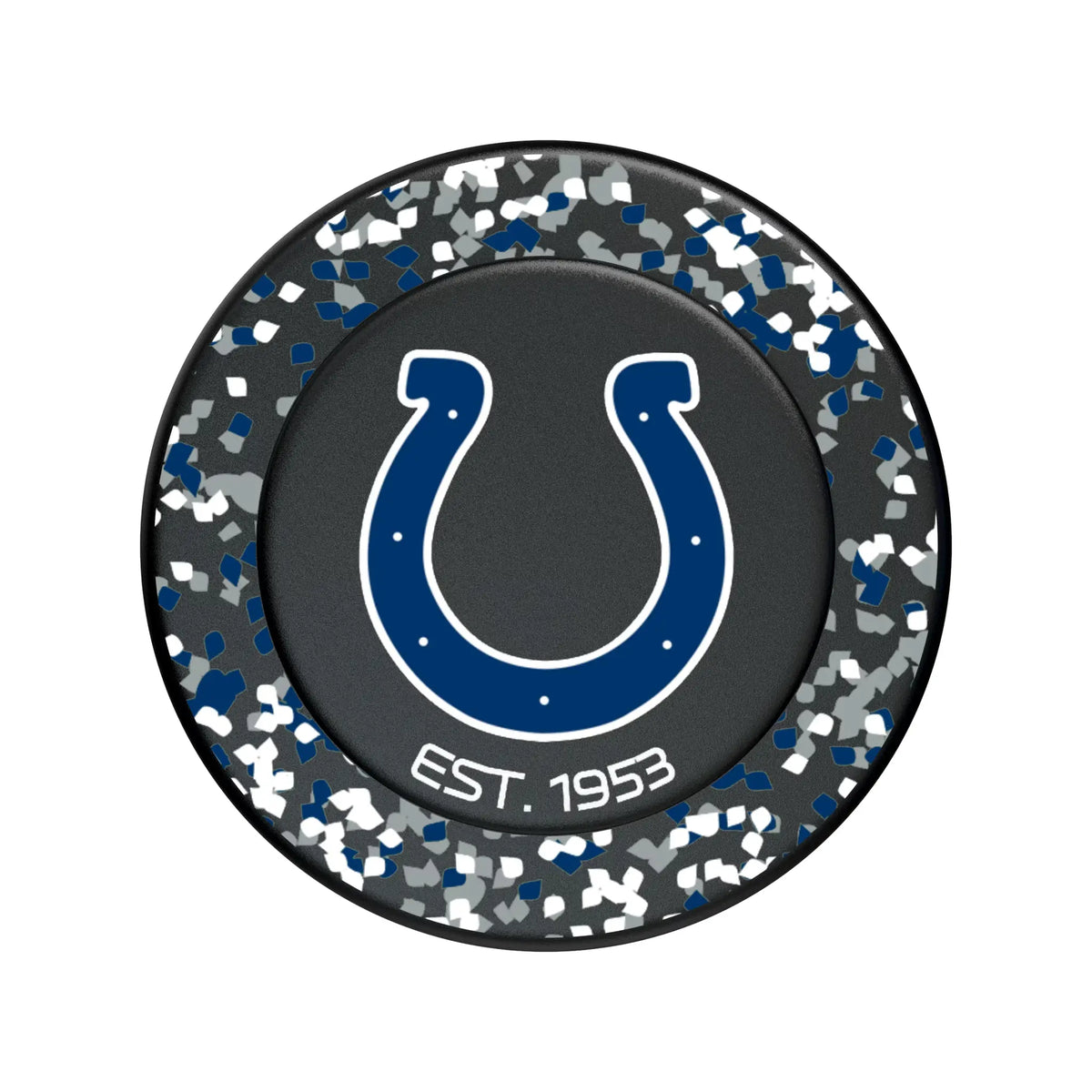 Indianapolis Colts Confetti Popsockets Round Magnetic