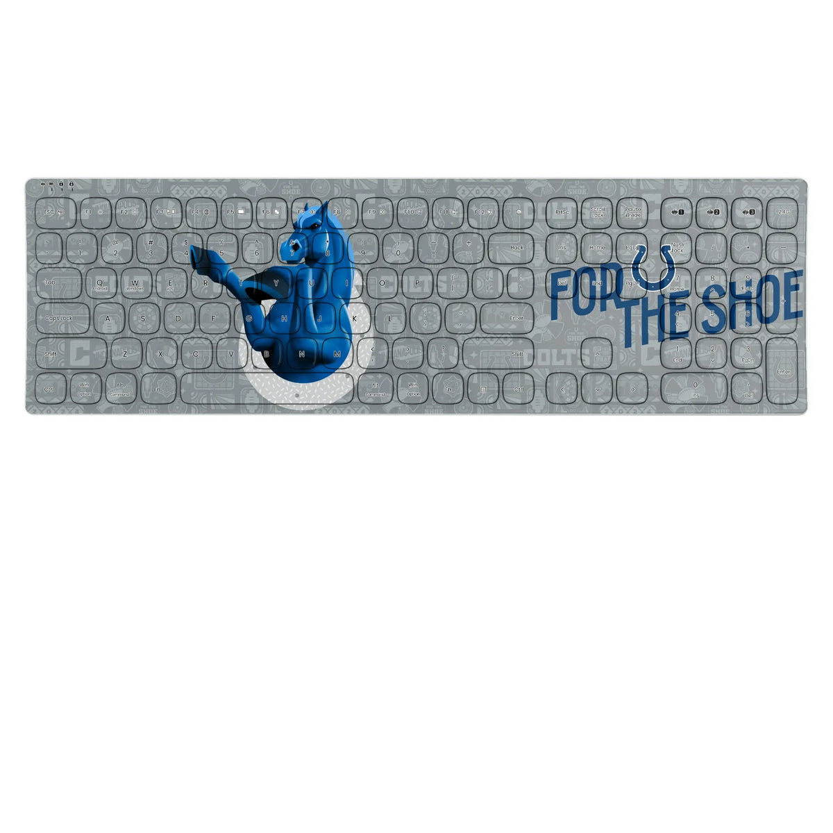 Indianapolis Colts Deco KKB605 Curved Wireless Keyboard