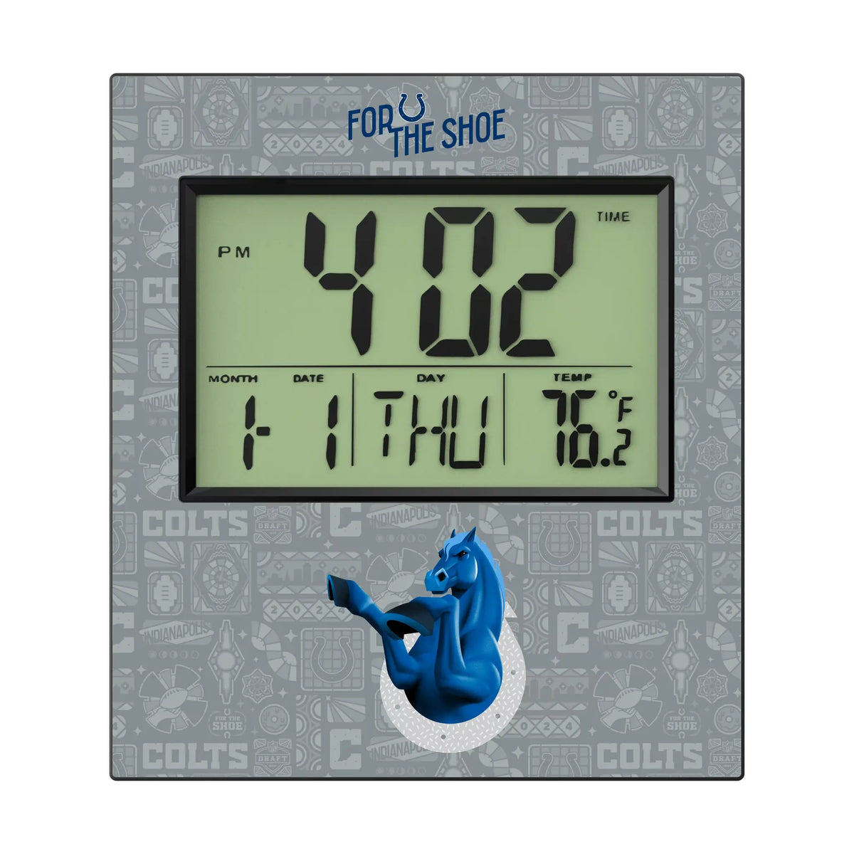 Indianapolis Colts Deco Wall Clock