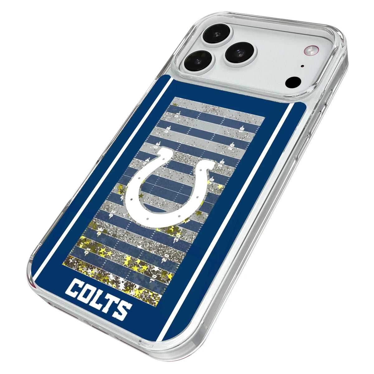 Indianapolis Colts Field iPhone Glitter Phone Case for Apple iPhone - Isometric View#Device_iPhone 18 Pro Max