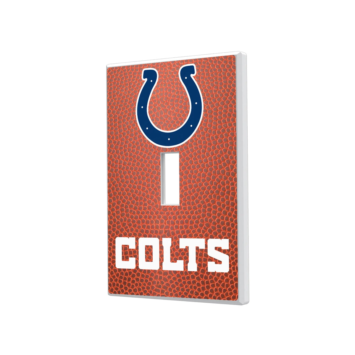 Indianapolis Colts Football Hidden-Screw Light Switch Plate#Style_Single Toggle