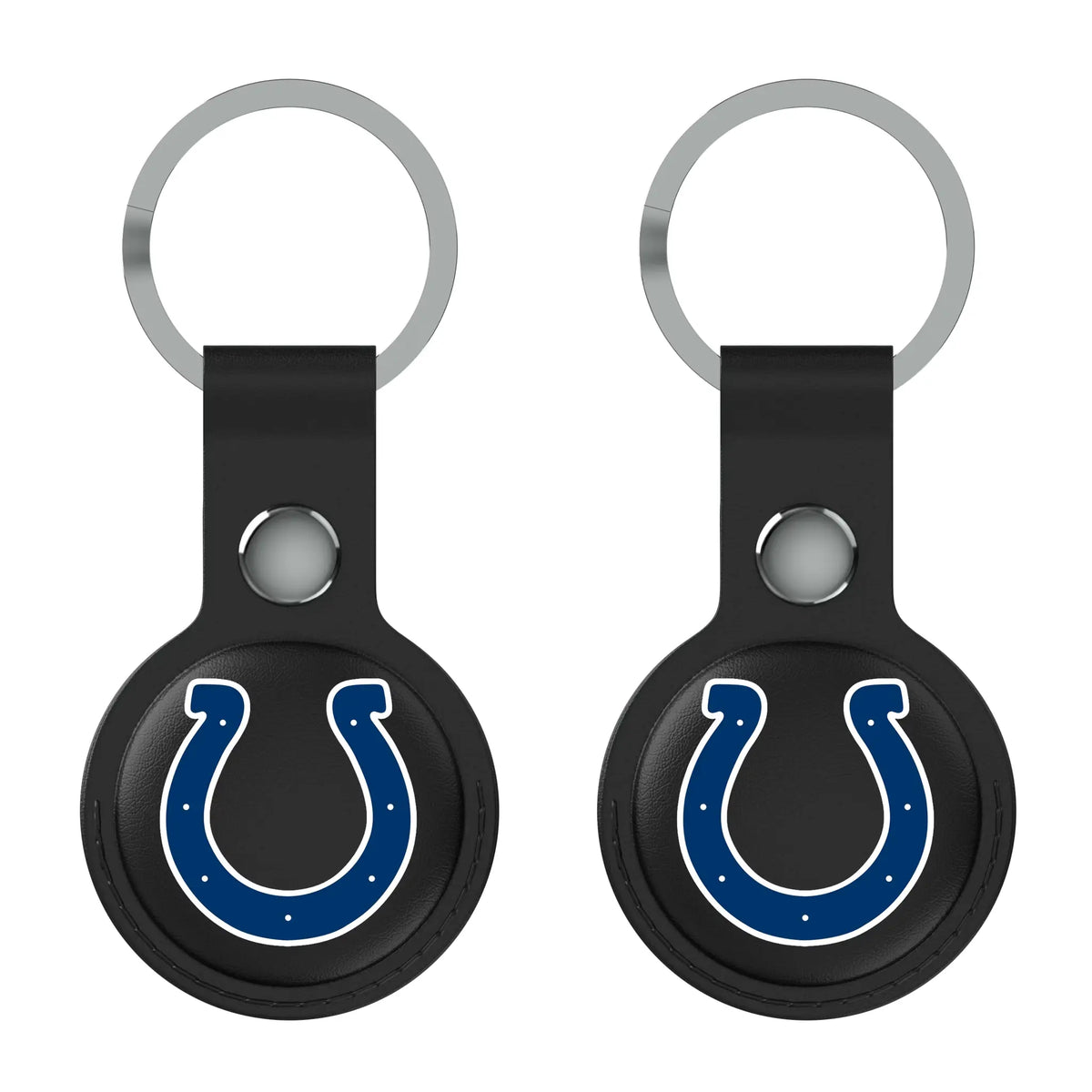 Indianapolis Colts Insignia AirTag Black Airtag Holder 2-Pack
