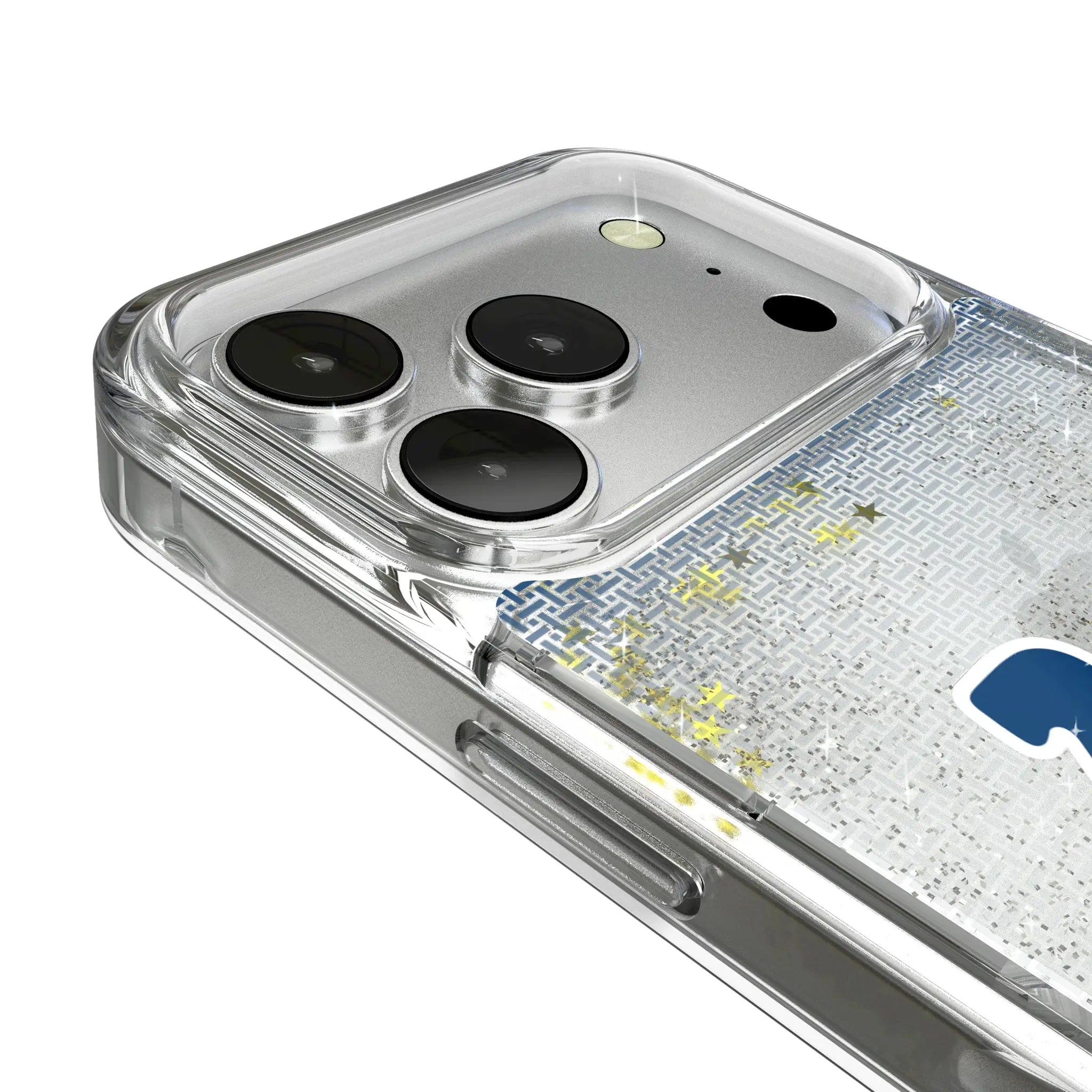 Indianapolis Colts Linen iPhone Glitter Phone Case for Apple iPhone - Detail
