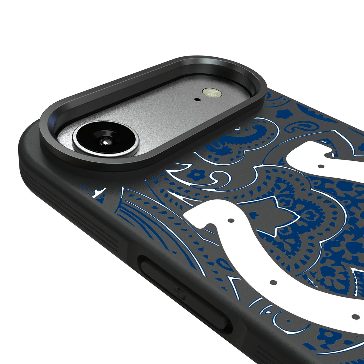 Indianapolis Colts Paisley iPhone Bump Phone Case for Apple iPhone - Detail#Device_iPhone Air