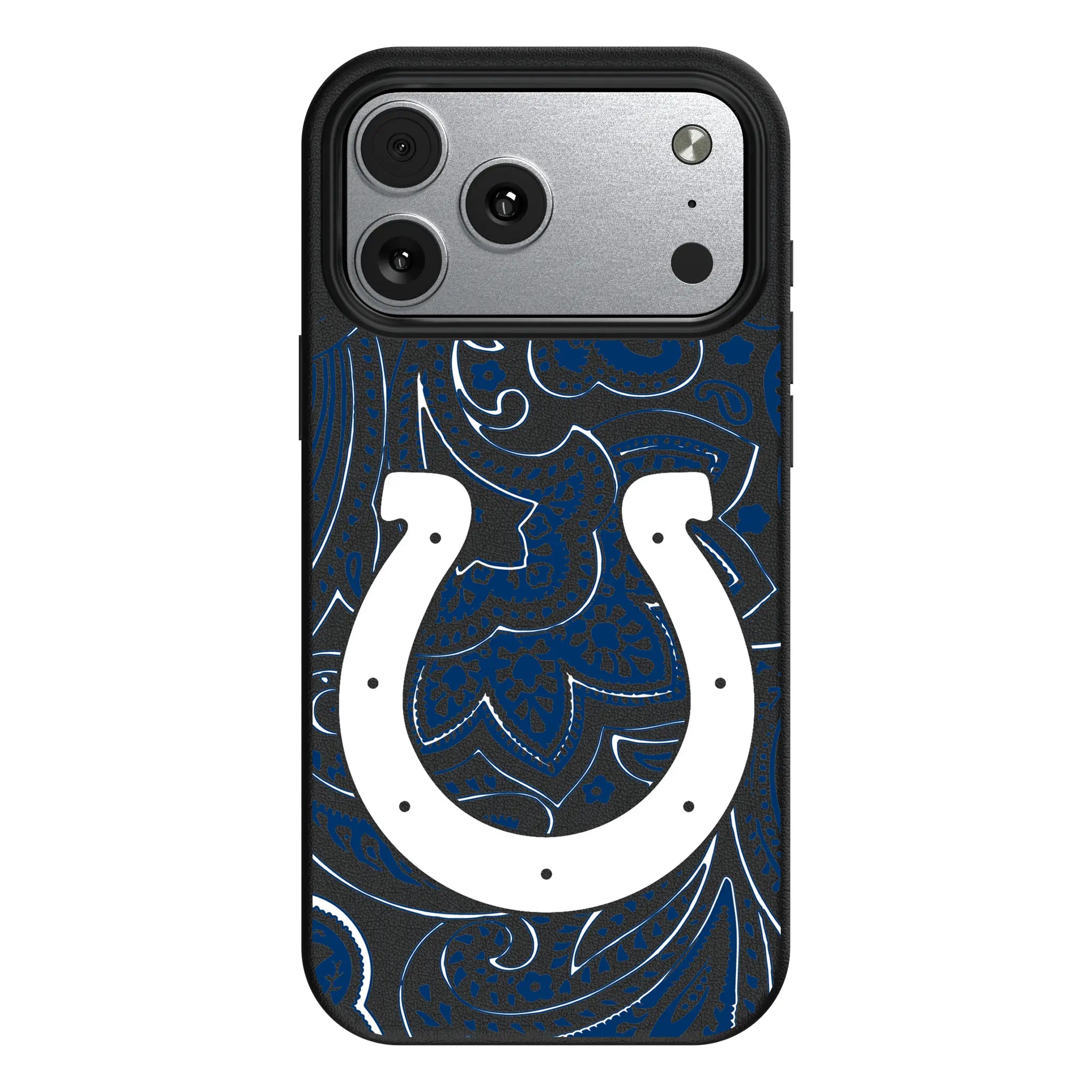Indianapolis Colts Paisley iPhone MagSafe Compatible Phone Case for Apple iPhone#Device_iPhone 17 Pro Max