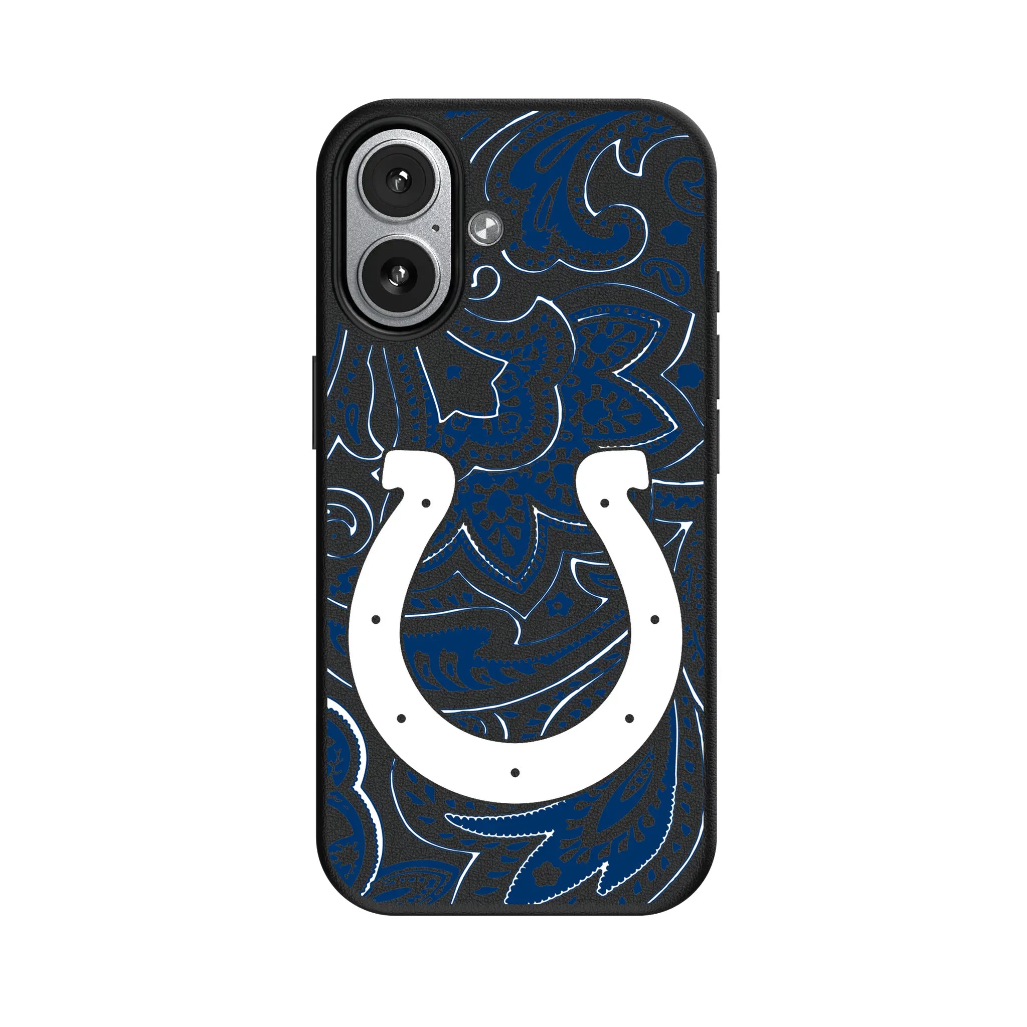 Indianapolis Colts Paisley iPhone MagSafe Compatible Phone Case for Apple iPhone#Device_iPhone 17